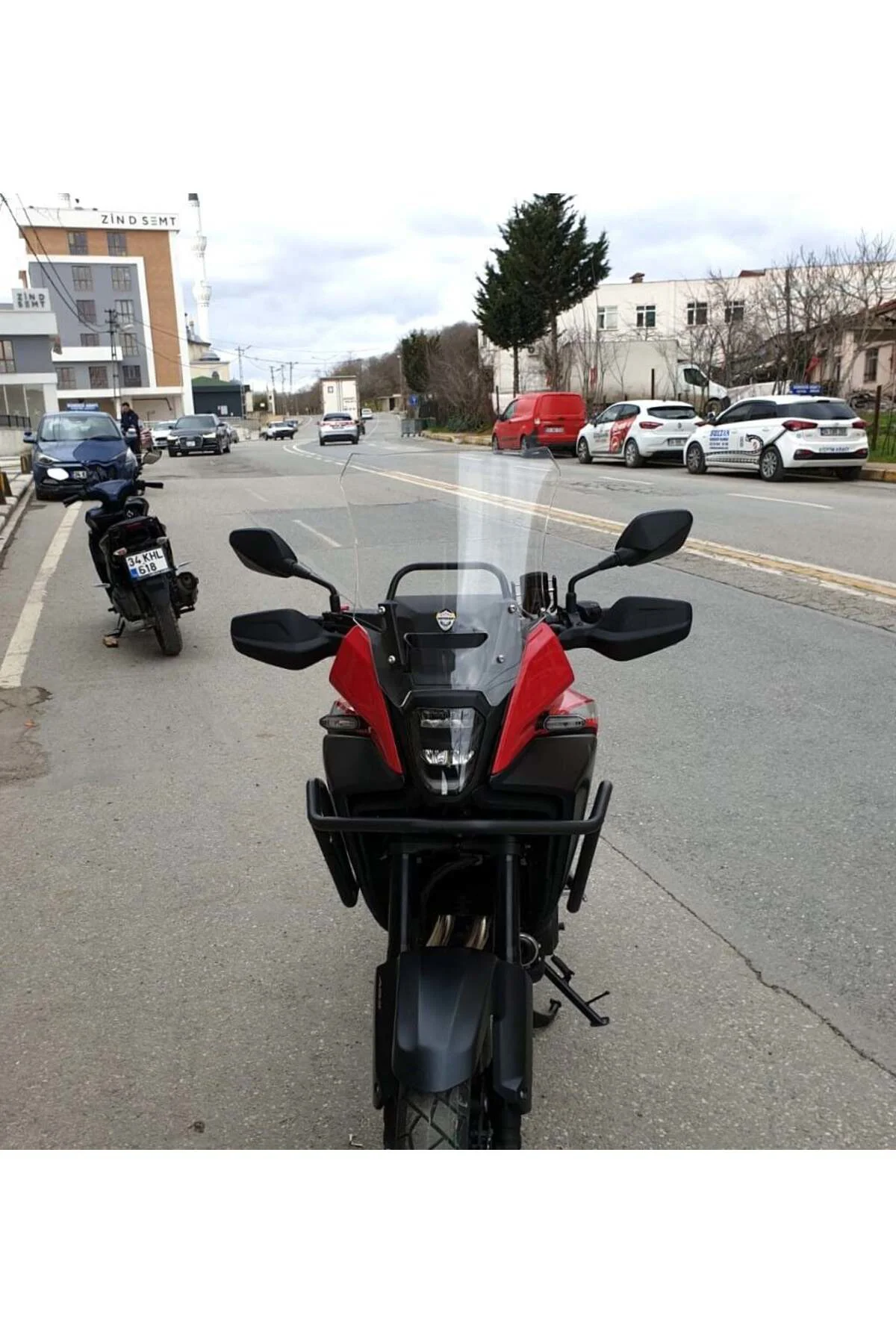 Honda NX 500 Ön Cam 2025-2026 Model 44cm Şeffaf Renkli 4mm UZUN