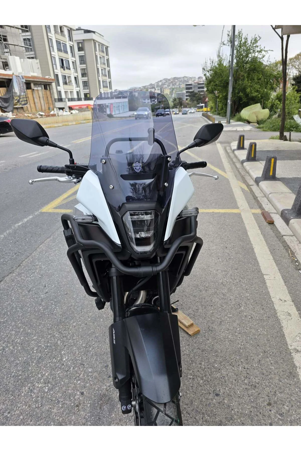 Honda NX 500 Ön Cam 2025-2026 Model 34cm Füme Renkli 4mm Orijinal Boylu