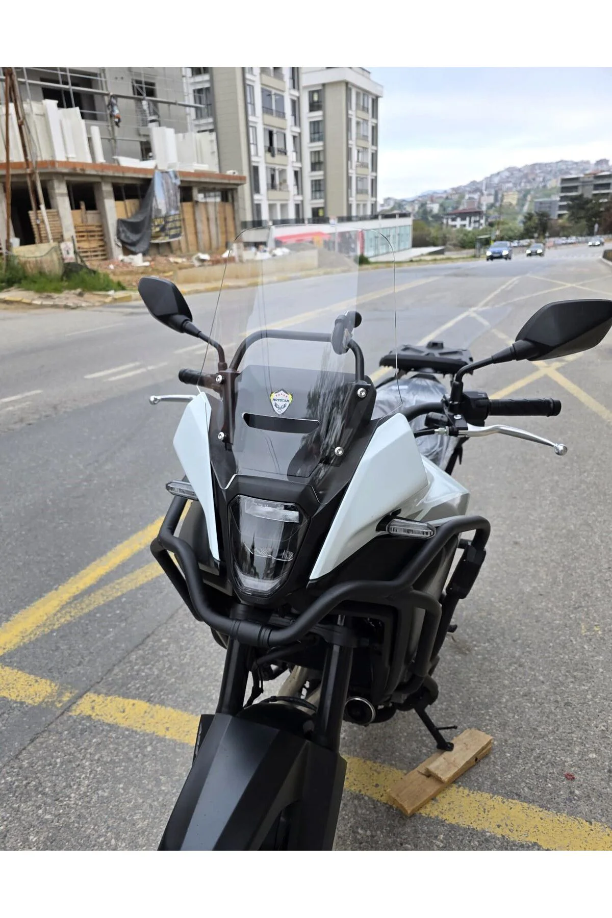 Honda NX 500 Ön Cam 2025-2026 Model 34cm Şeffaf Renkli 4mm Orijin