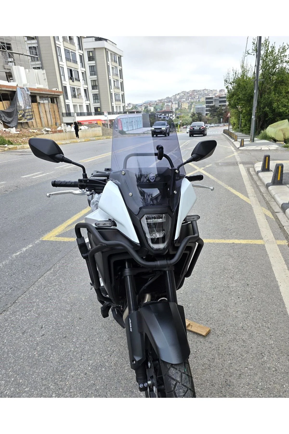Honda NX 500 Ön Cam 2025-2026 Model 34cm Füme Renkli 4mm Orijinal Boylu
