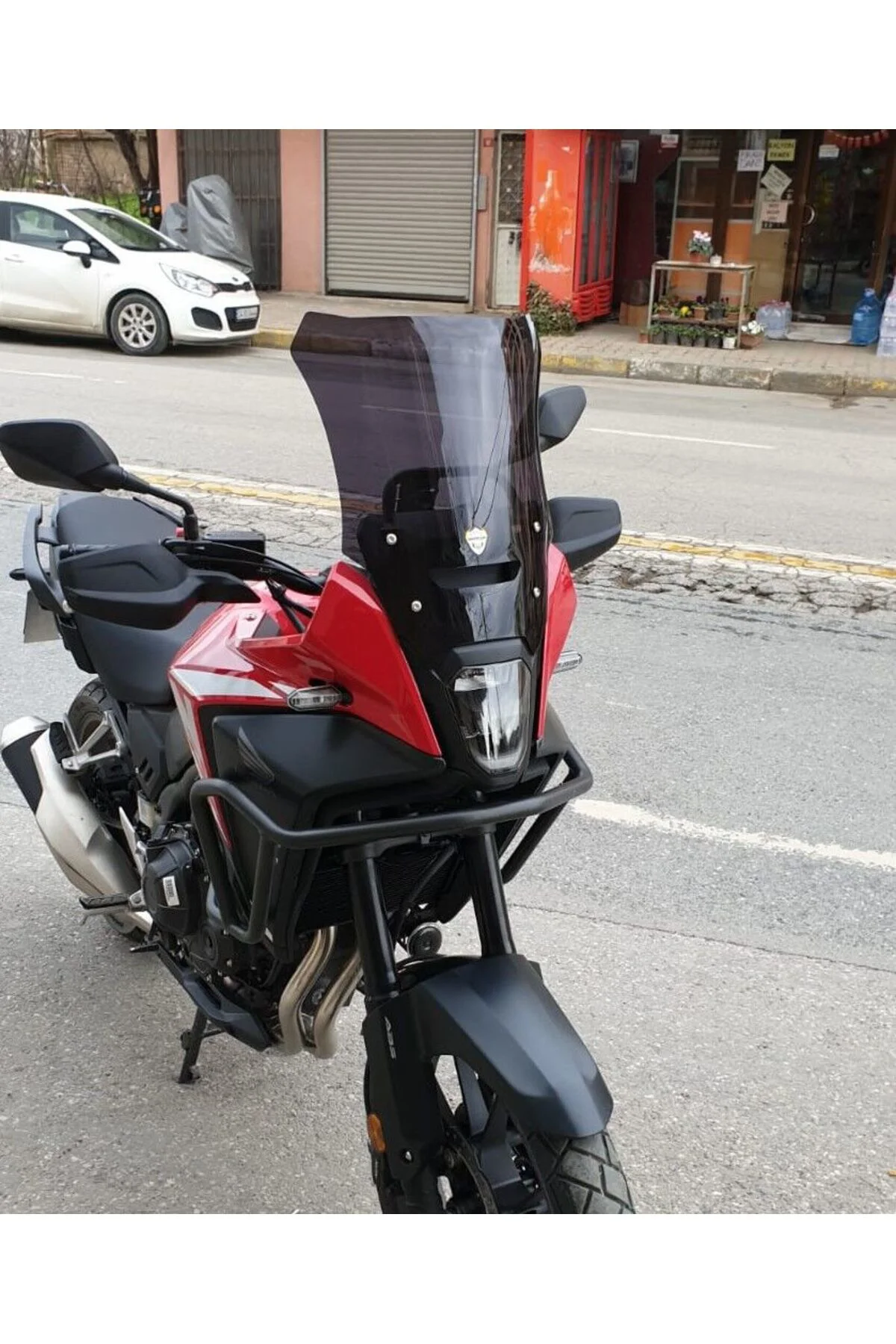 Honda NX 500 Ön Cam 2025-2026 Model 44cm Siyah Renkli 4mm UZUN