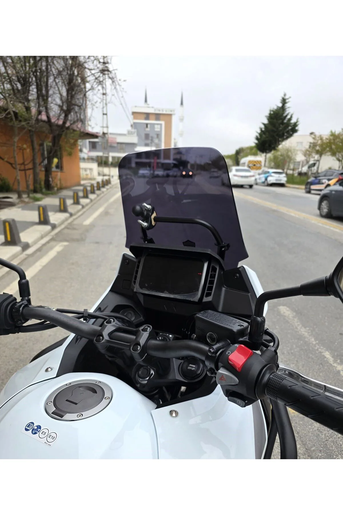 Honda NX 500 Ön Cam 2025-2026 Model 34cm Siyah Renkli 4mm Orijina