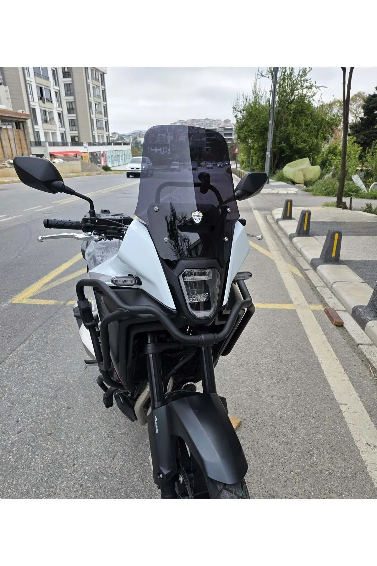 Honda NX 500 Ön Cam 2025-2026 Model 34cm Siyah Renkli 4mm Orijina