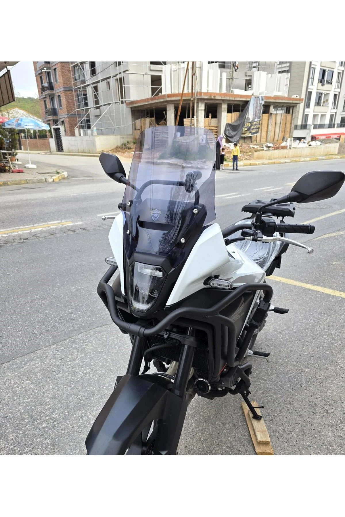Honda NX 500 Ön Cam 2025-2026 Model 34cm Füme Renkli 4mm Orijinal Boylu