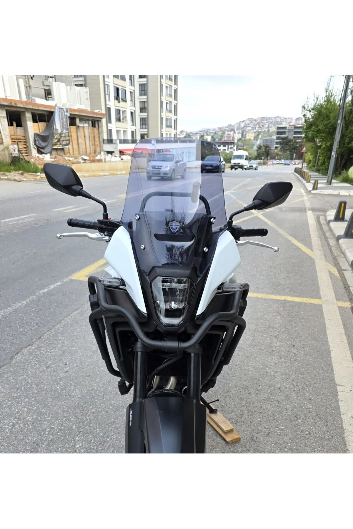 Honda NX 500 Ön Cam 2025-2026 Model 34cm Füme Renkli 4mm Orijinal Boylu