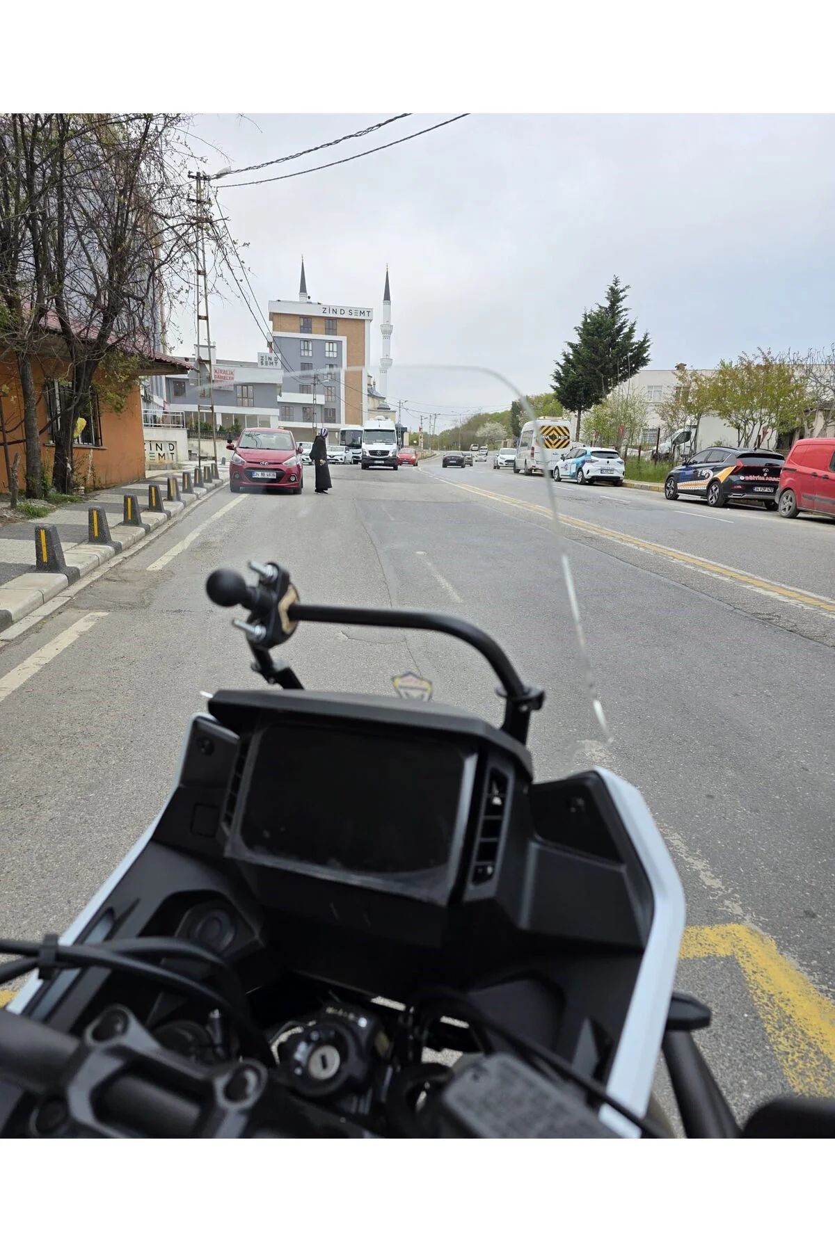 Honda NX 500 Ön Cam 2025-2026 Model 34cm Şeffaf Renkli 4mm Orijin