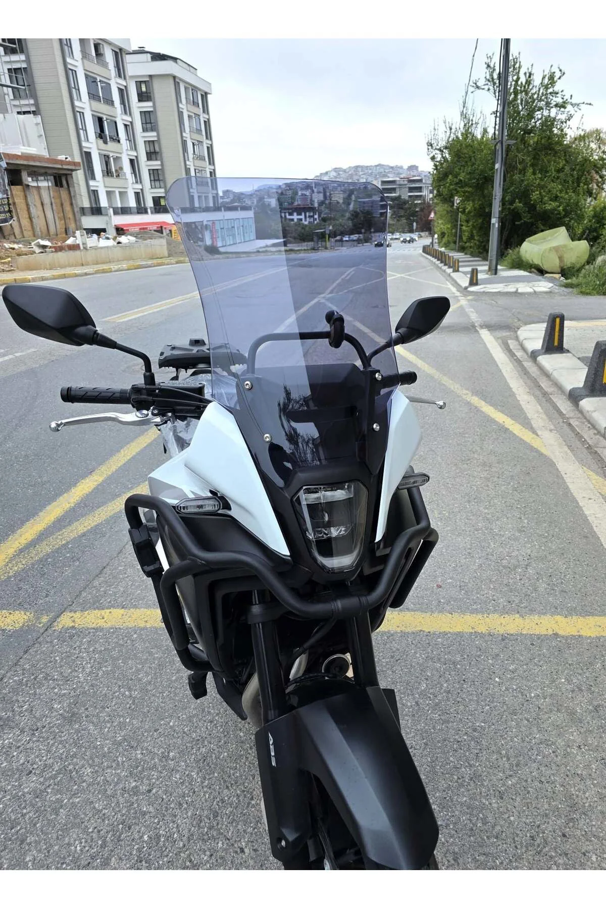 Honda NX 500 Ön Cam 2025-2026 Model 48cm Füme Renkli 4mm UZUN