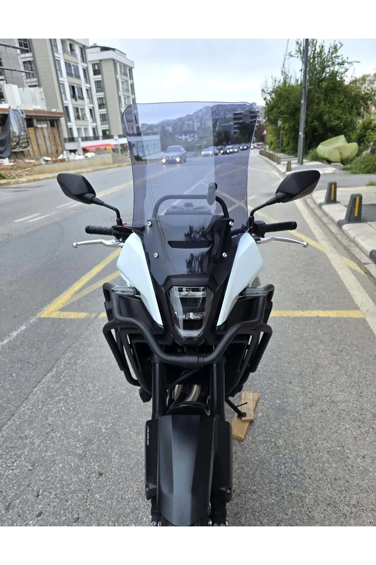 Honda NX 500 Ön Cam 2025-2026 Model 48cm Füme Renkli 4mm UZUN