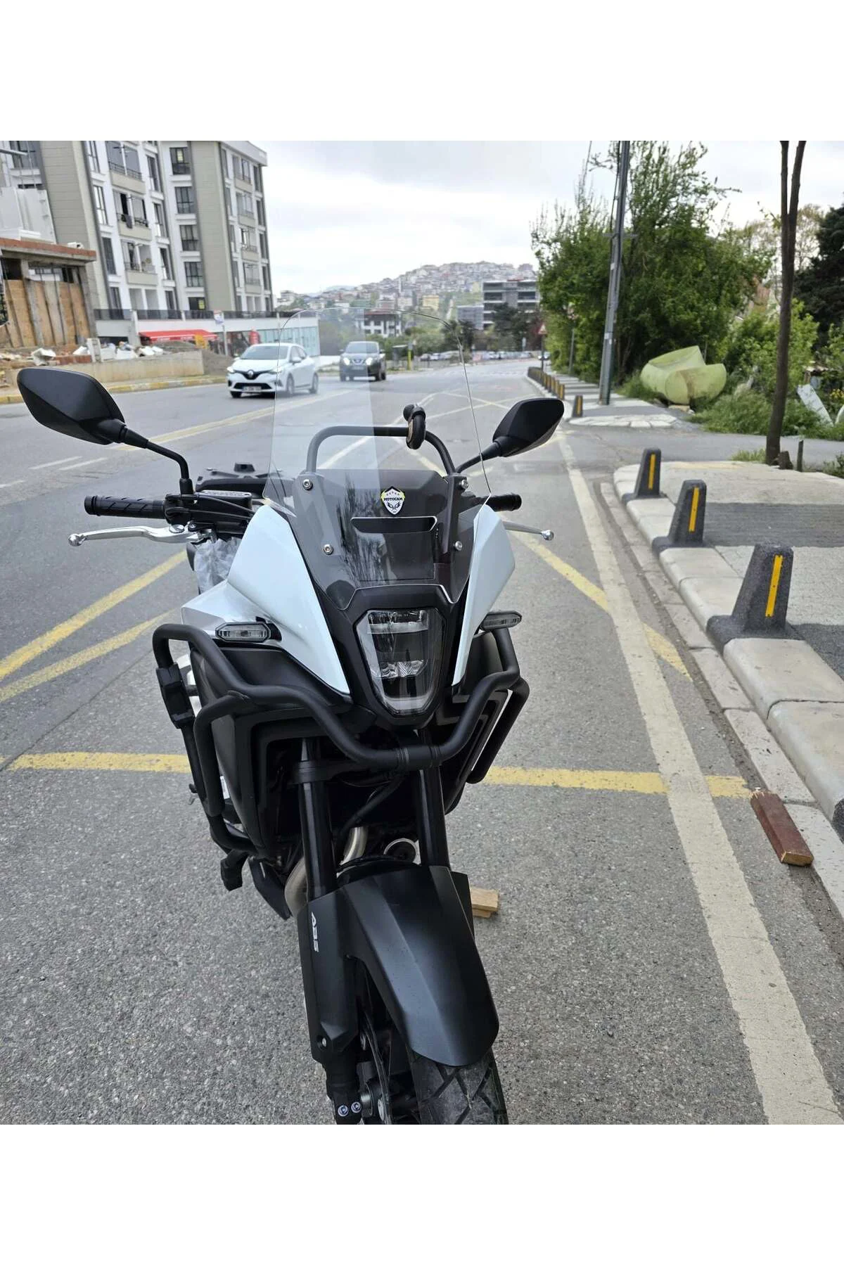 Honda NX 500 Ön Cam 2025-2026 Model 34cm Şeffaf Renkli 4mm Orijin