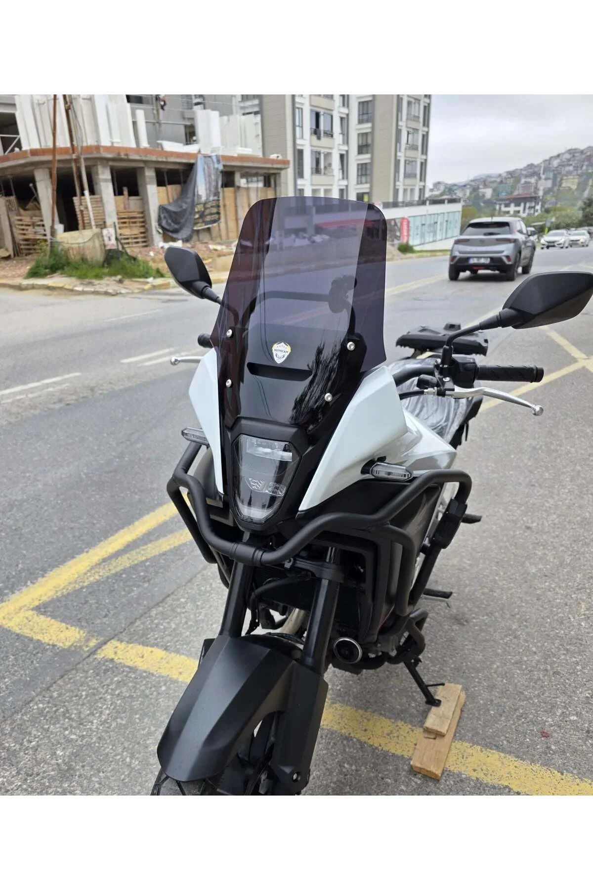 Honda NX 500 Ön Cam 2025-2026 Model 34cm Siyah Renkli 4mm Orijina