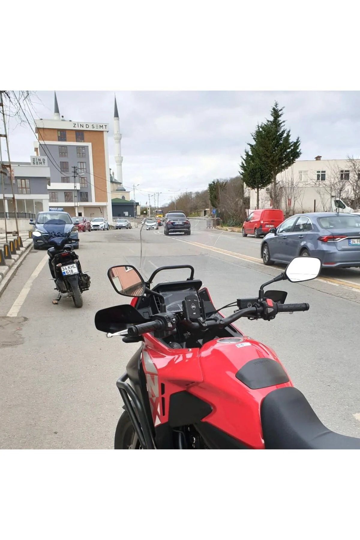 Honda NX 500 Ön Cam 2025-2026 Model 44cm Şeffaf Renkli 4mm UZUN
