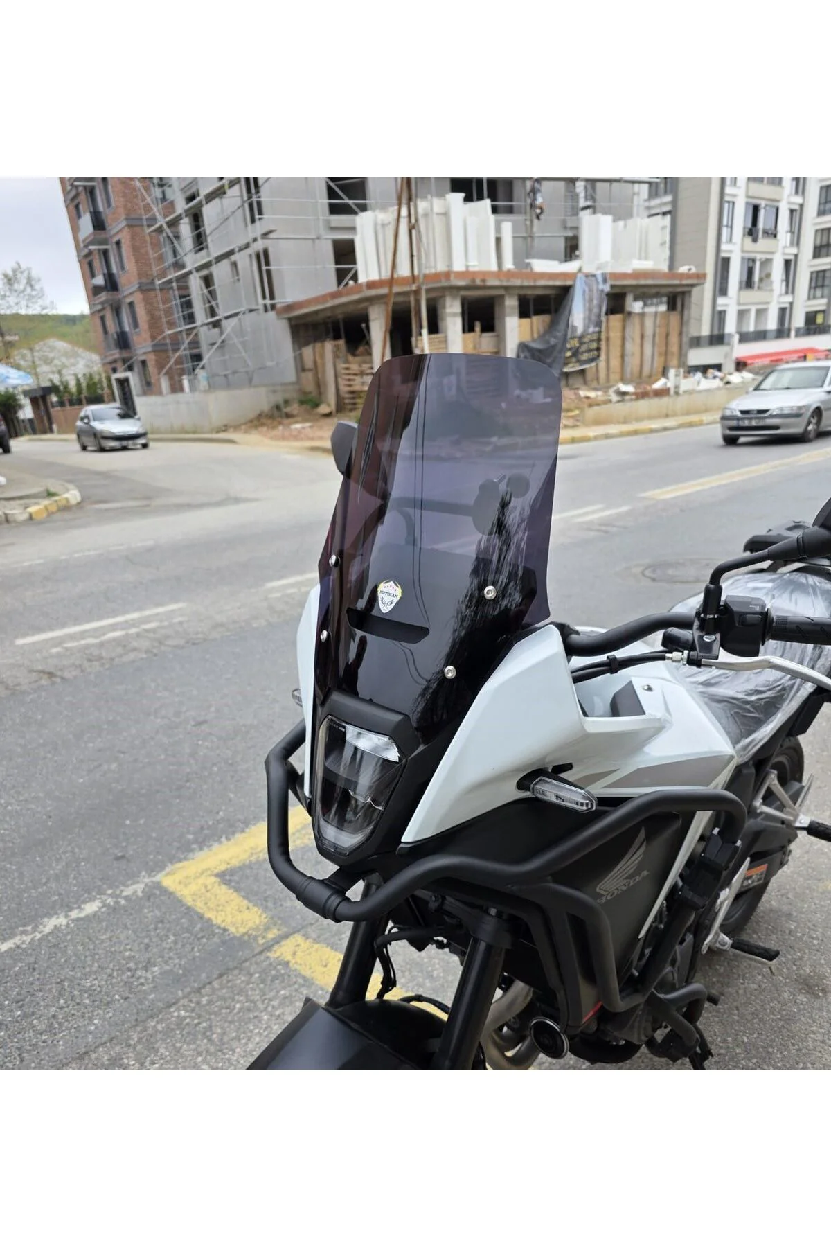 Honda NX 500 Ön Cam 2025-2026 Model 34cm Siyah Renkli 4mm Orijina