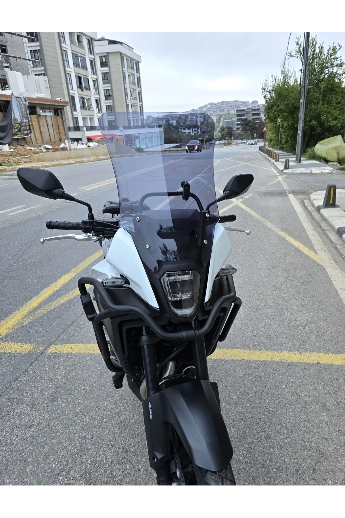 Honda NX 500 Ön Cam 2025-2026 Model 48cm Füme Renkli 4mm UZUN