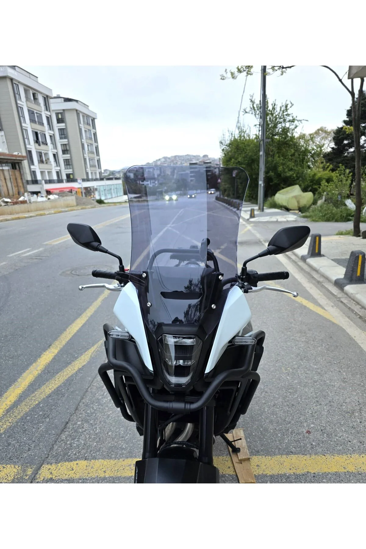Honda NX 500 Ön Cam 2025-2026 Model 48cm Füme Renkli 4mm UZUN