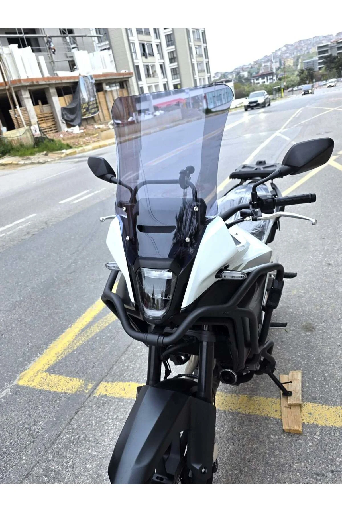 Honda NX 500 Ön Cam 2025-2026 Model 48cm Füme Renkli 4mm UZUN