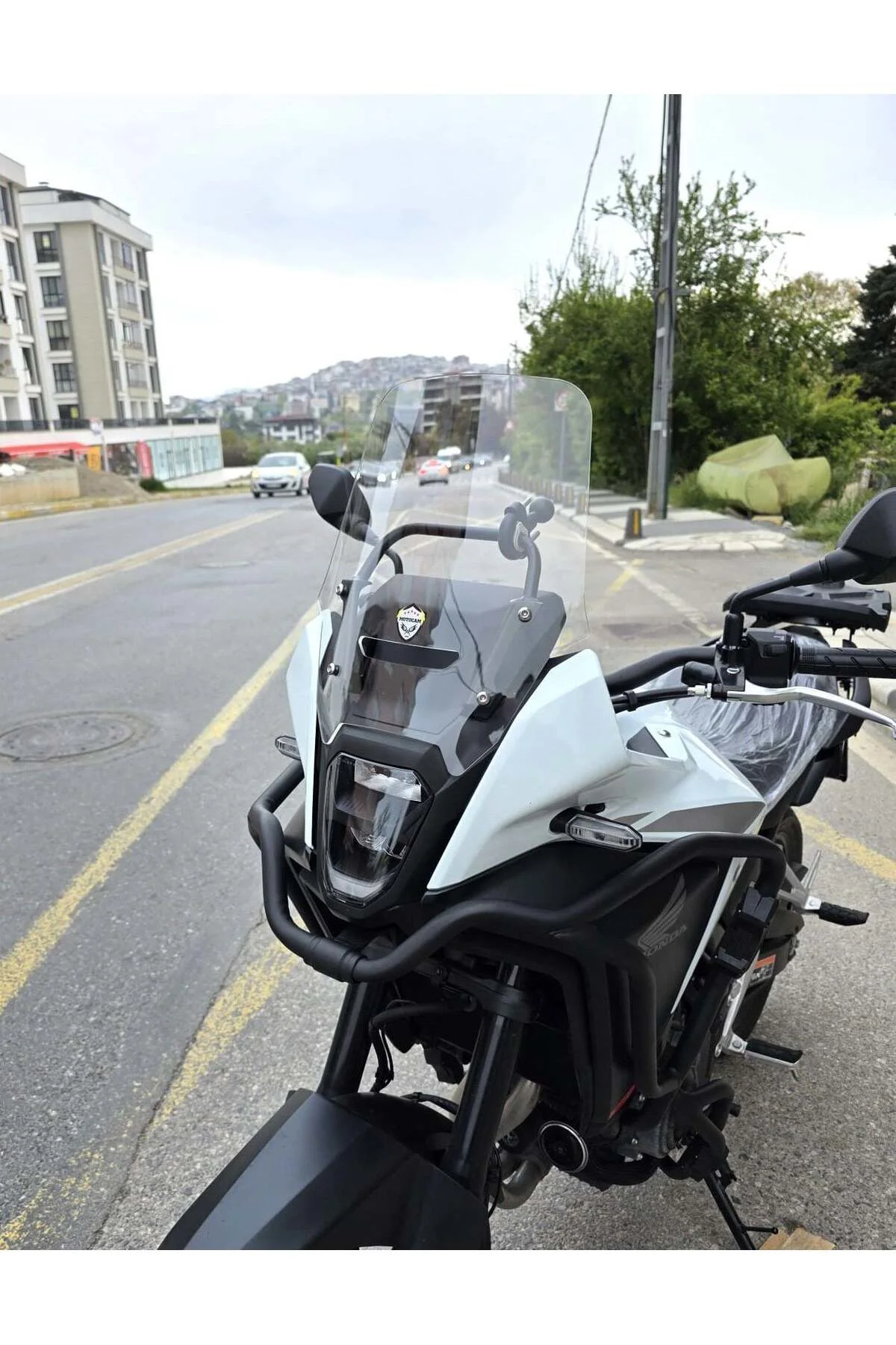 Honda NX 500 Ön Cam 2025-2026 Model 34cm Şeffaf Renkli 4mm Orijin