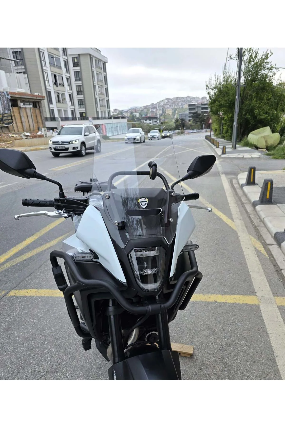 Honda NX 500 Ön Cam 2025-2026 Model 34cm Şeffaf Renkli 4mm Orijin