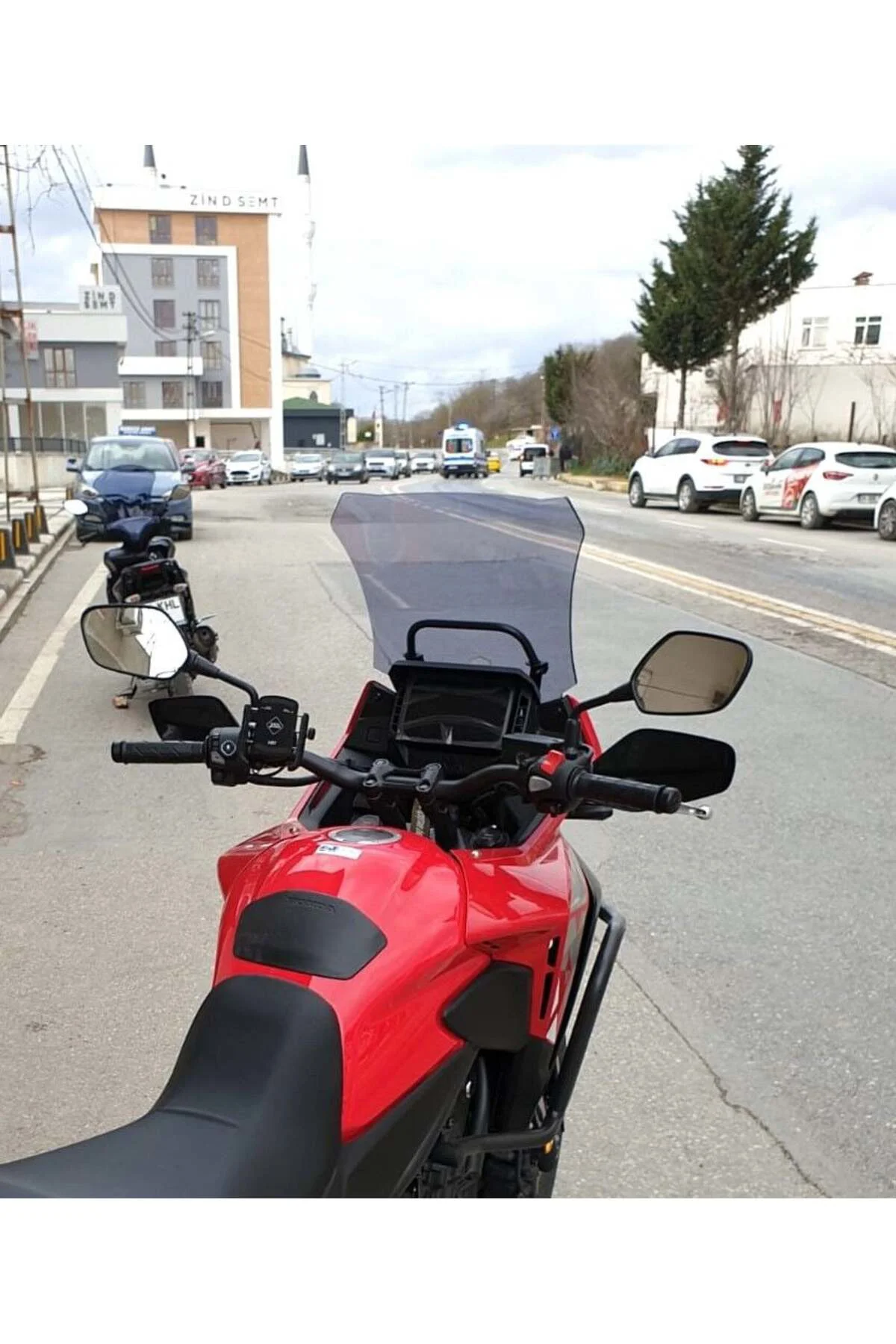 Honda NX 500 Ön Cam 2025-2026 Model 44cm Füme Renkli 4mm UZUN