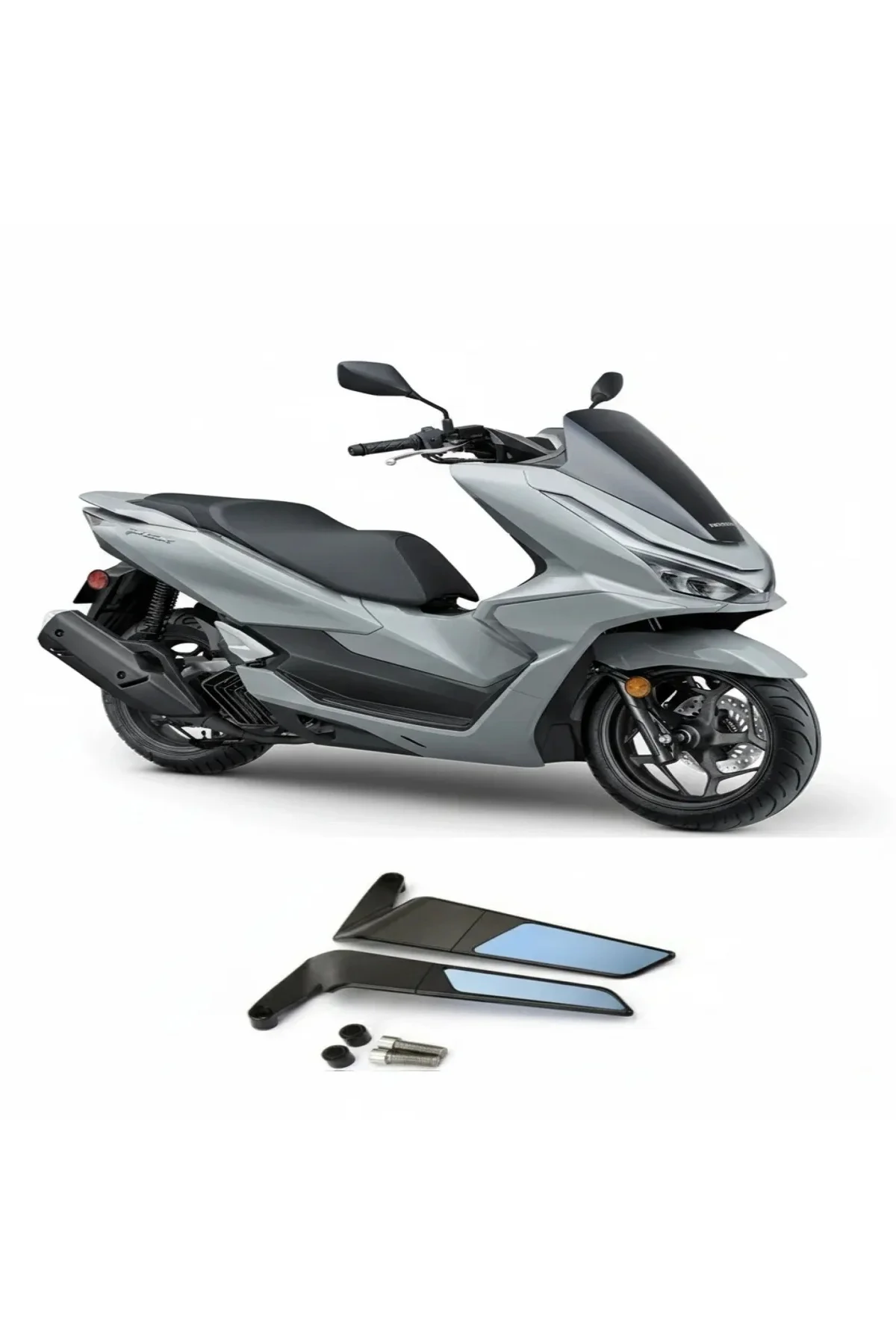 Honda Pcx 125 H2 Kanat Ayna Katlanır Naked Model Tam Uyumlu Siyah Honda Pcx 125 H2 Kanat Ayna Katlanır Naked Model Tam Uyumlu Siyah - Görsel 3