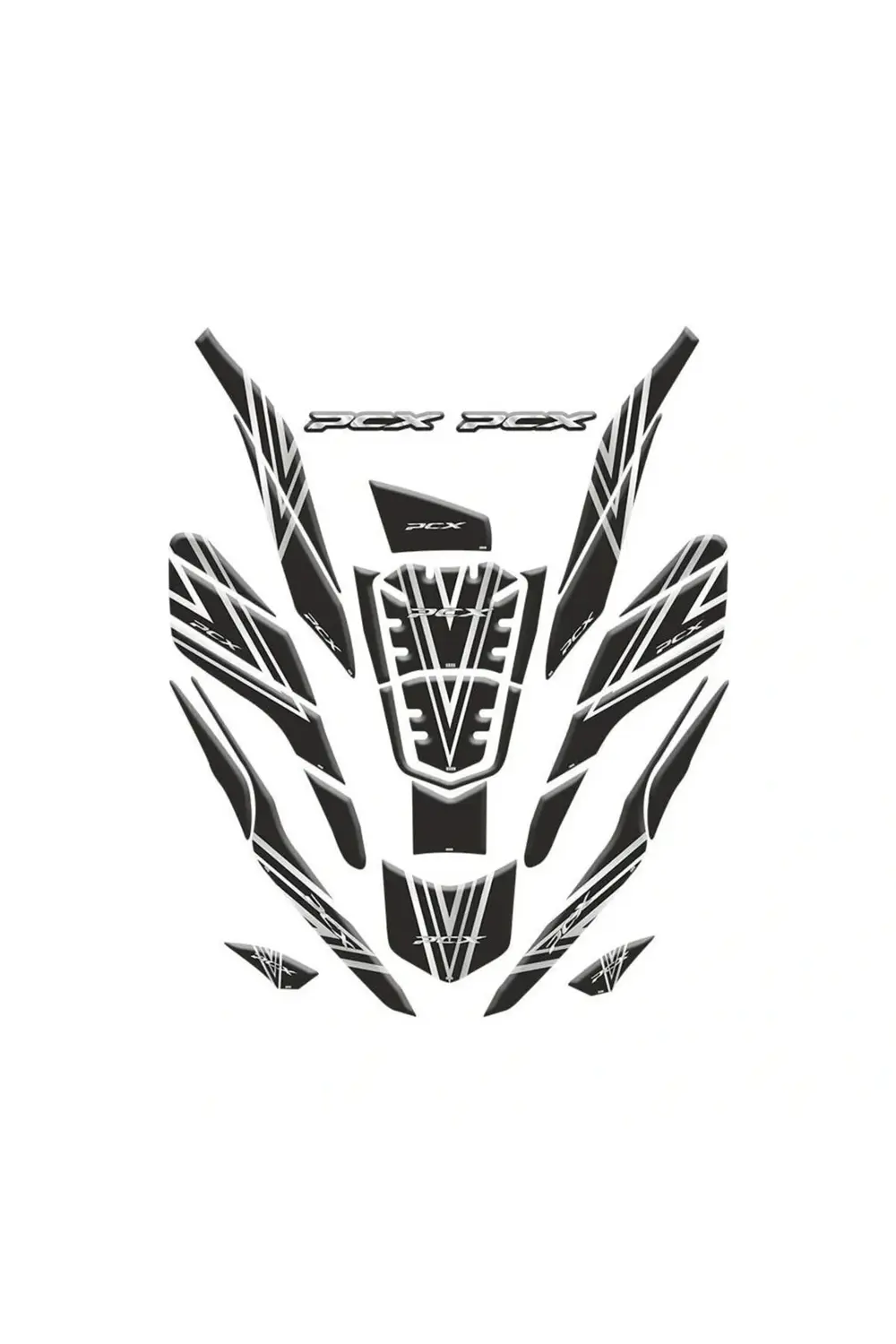 HONDA PCX 2021 - 2023 UYUMLU TANK PAD SET 001