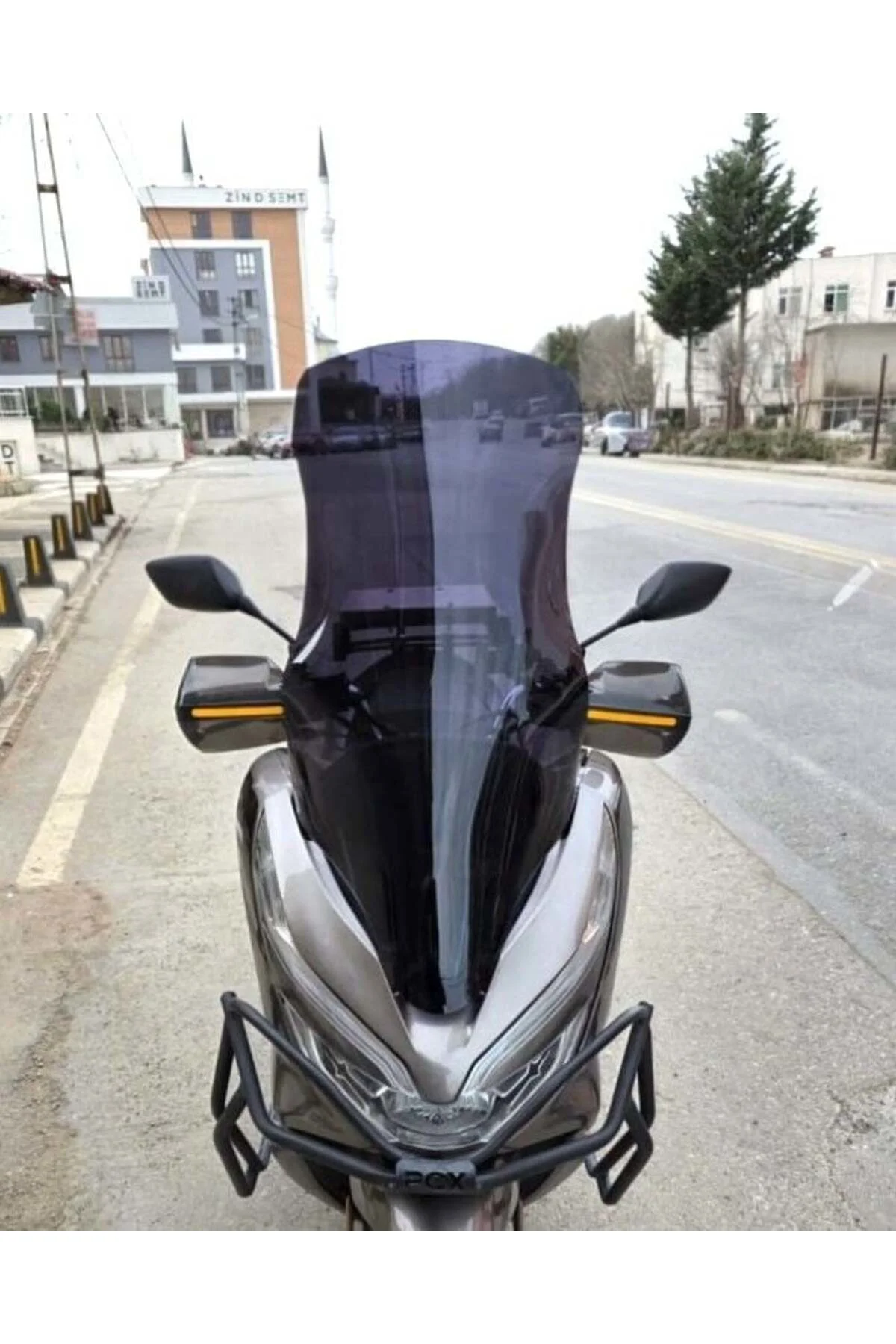 Honda PCX Ön Cam 2018-2020 Model 83cm Siyah Renkli 4mm UZUN