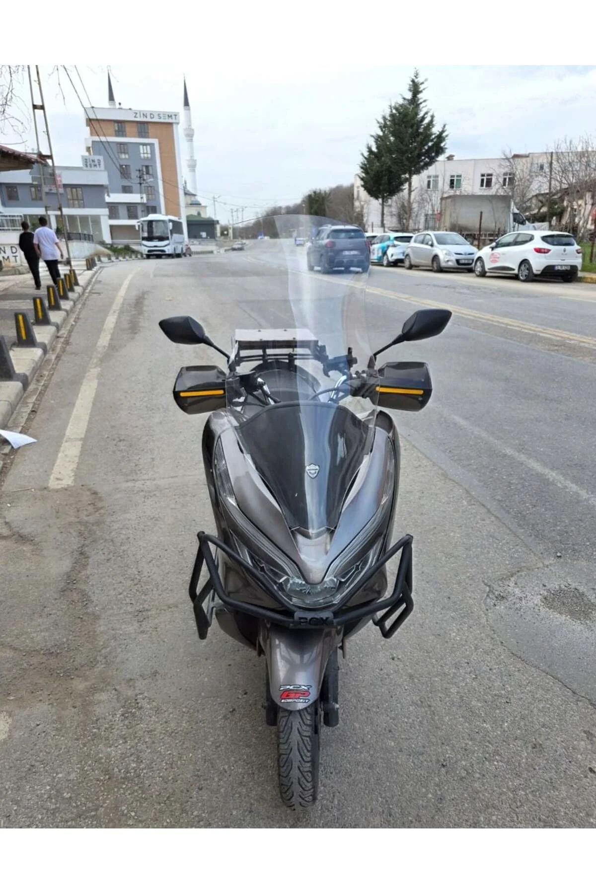 Honda PCX Ön Cam 2018-2020 Model 83cm Şeffaf Renkli 4mm UZUN