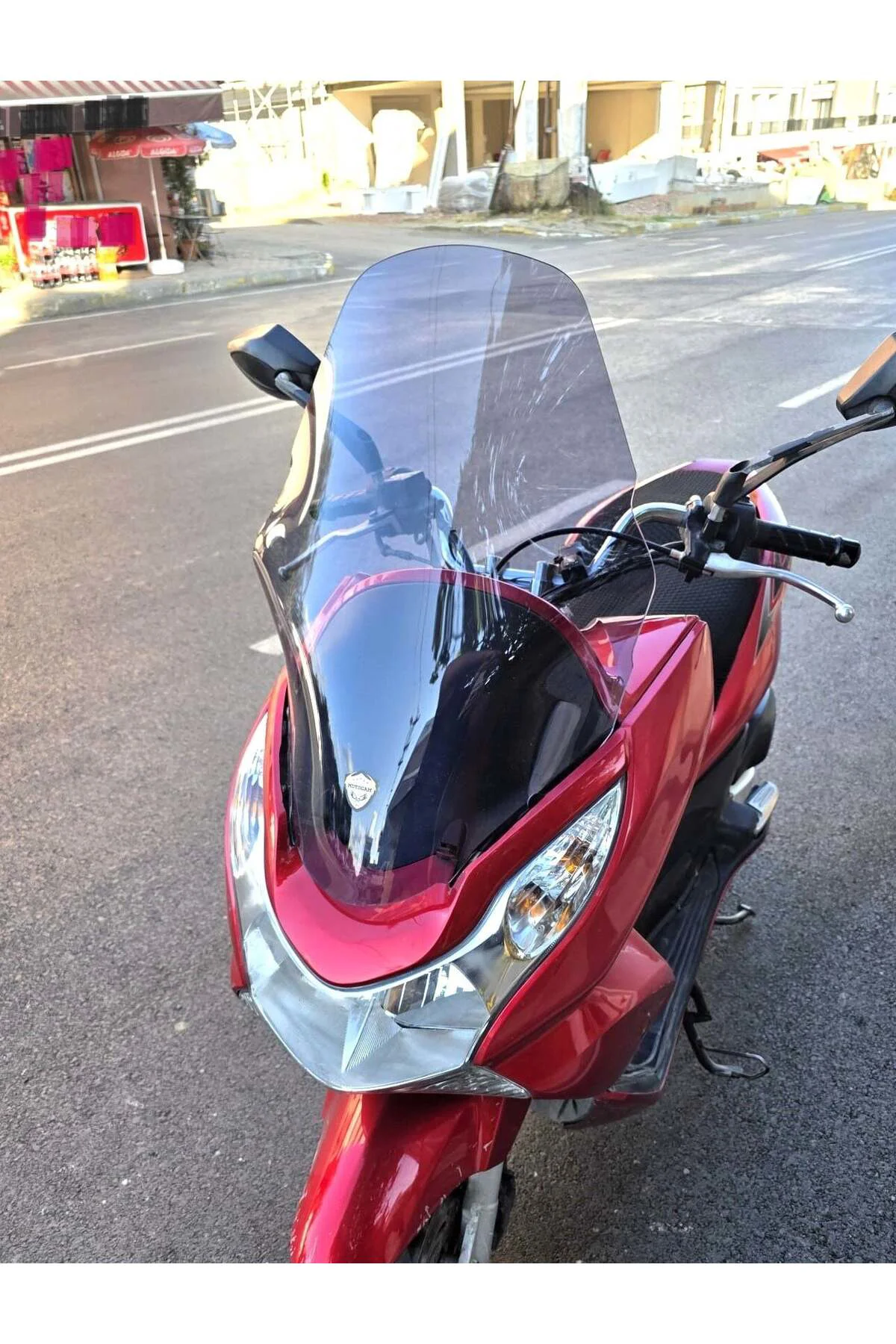 Honda PCX Ön Cam 2011-2013 Model 59cm Füme Renkli ORTA BOYLU