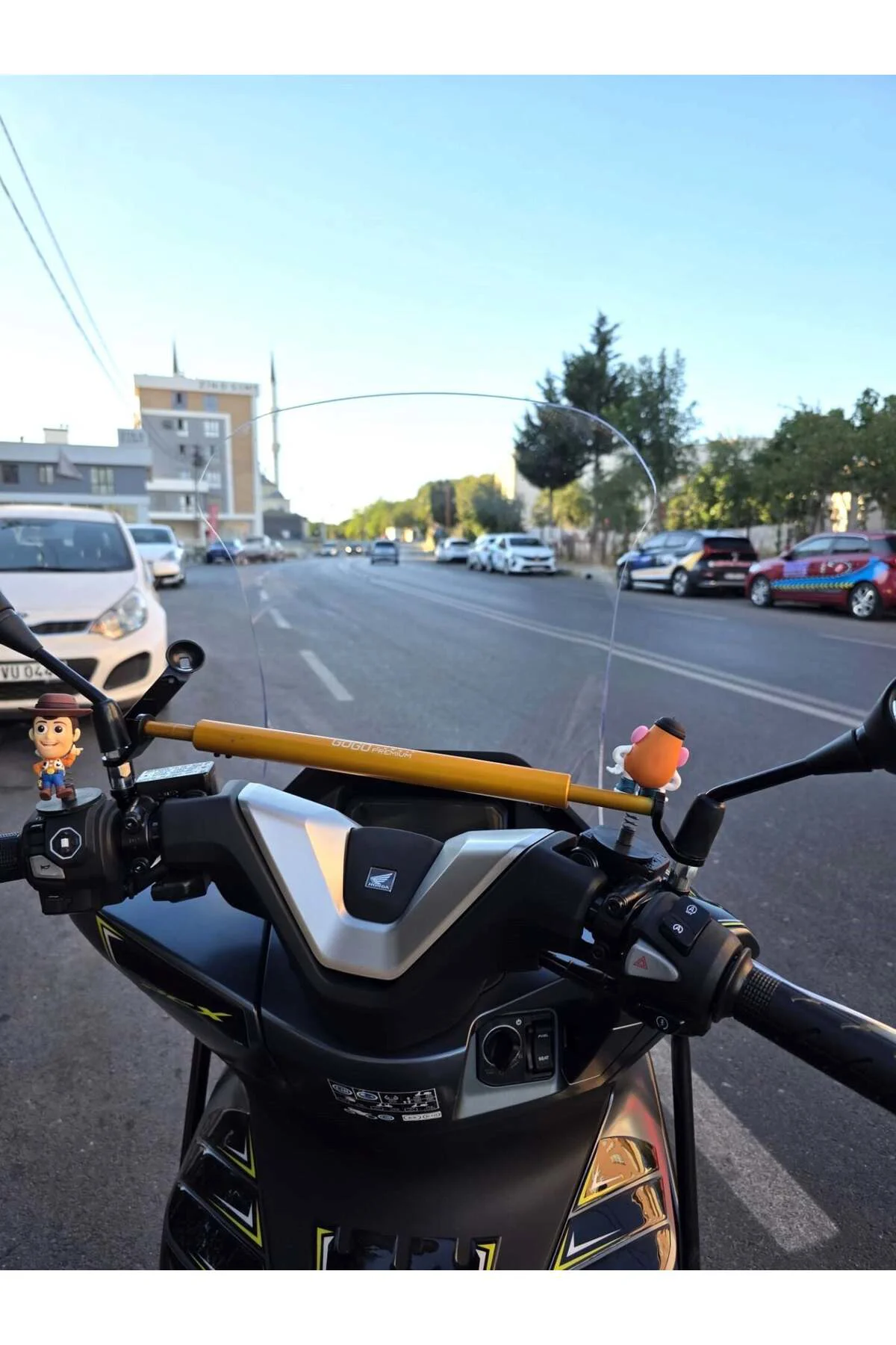 Honda PCX Ön Cam 2025-2026 Model 72cm Şeffaf Renkli 4mm