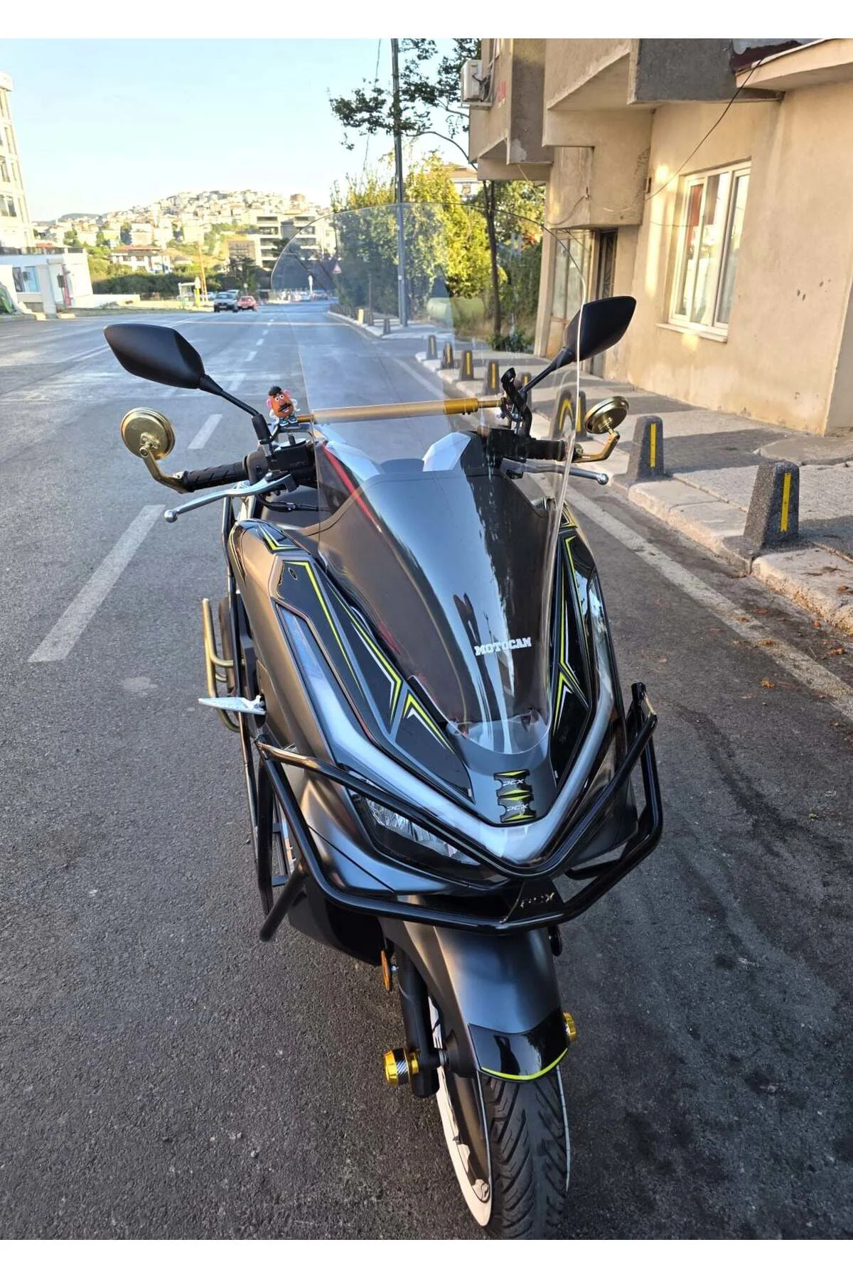 Honda PCX Ön Cam 2025-2026 Model 72cm Şeffaf Renkli 4mm