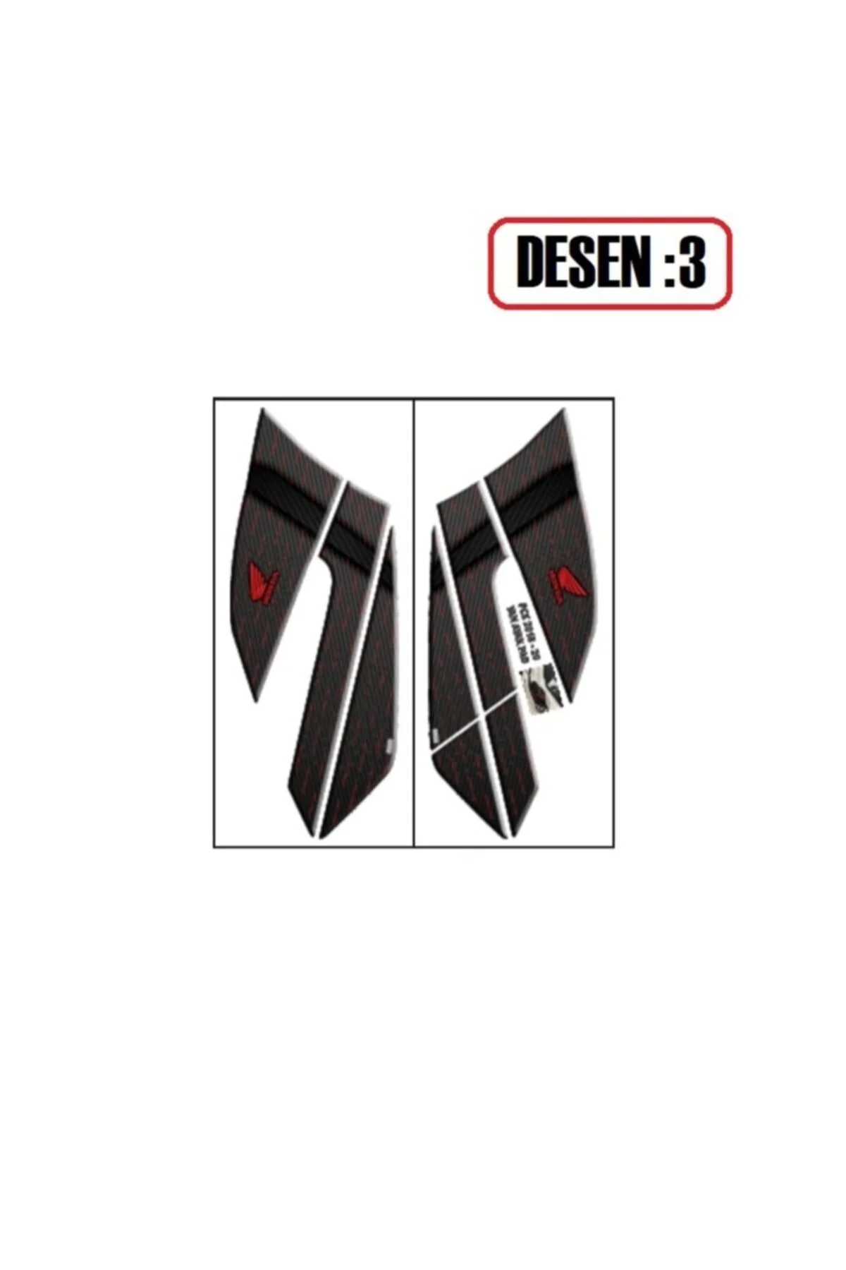 Honda Pcx Yan Ayak Pad Set 8 Parça (2018) Honda Pcx Yan Ayak Pad Set 8 Parça (2018) - Görsel 3
