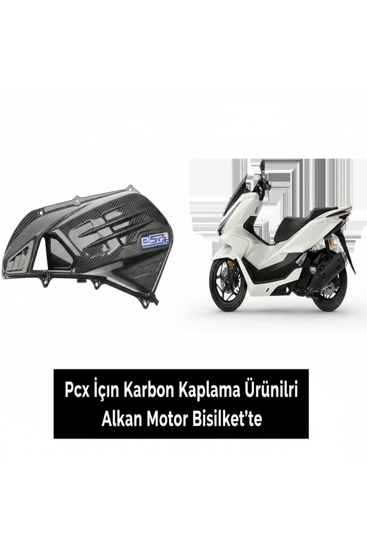Honda Pcx125 2021 Ve Sonrası Hava Filtre Kapağı Karbon Kaplama