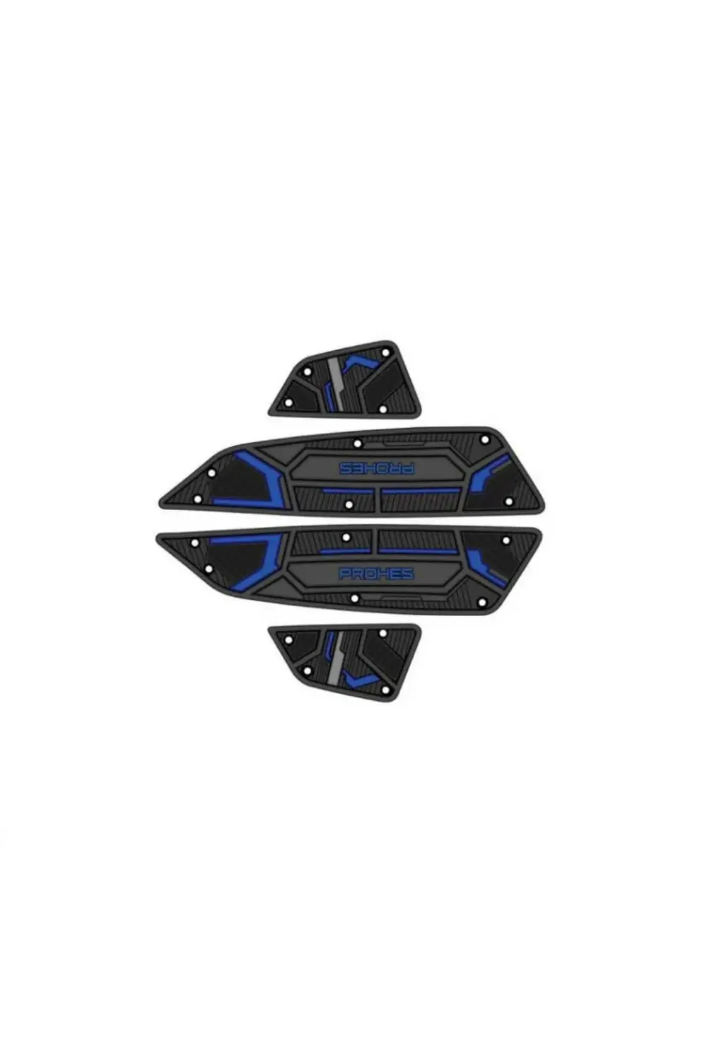 Honda Pcx125 Kauçuk Basamak Takımı 2025 Dlx Mavi Detaylı Karbonlu