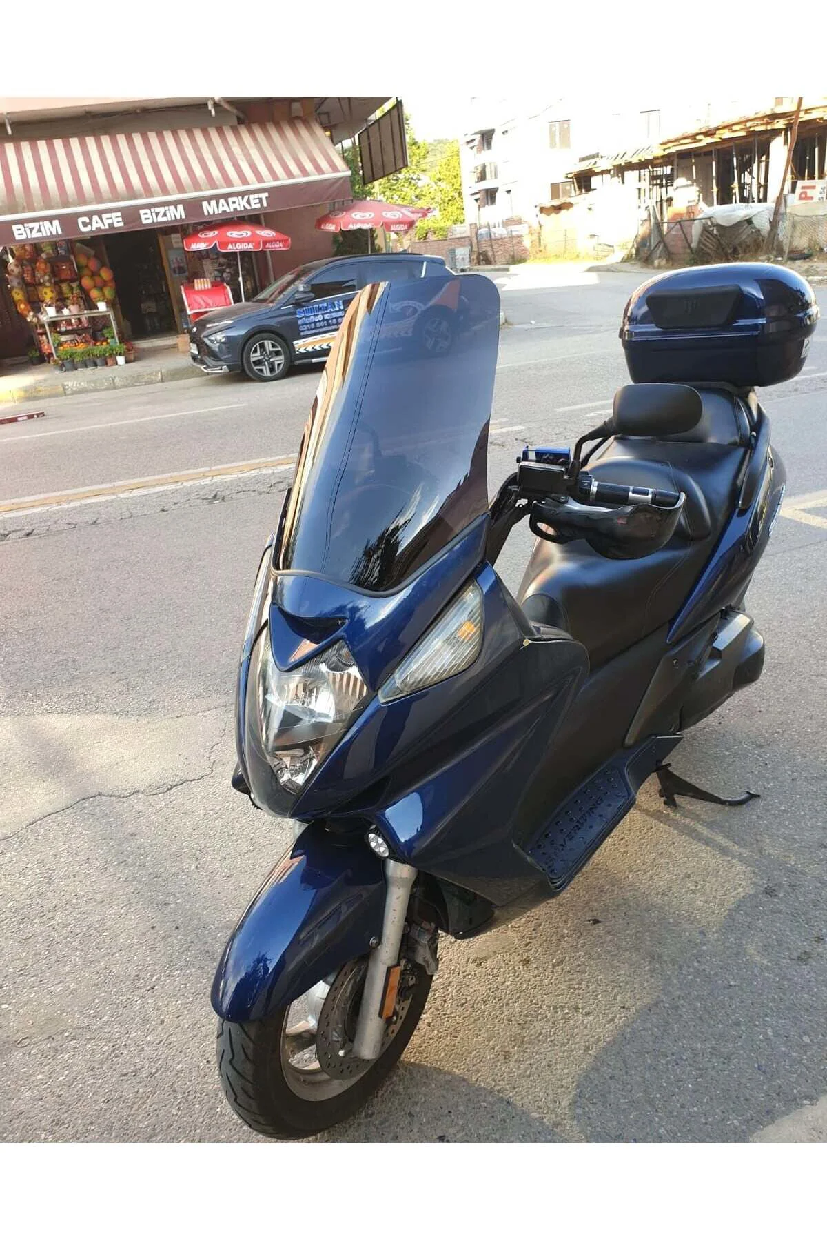 Honda Silverwing FJS 600 Ön Cam 2001-2012 Model 56cm Siyah Renkli
