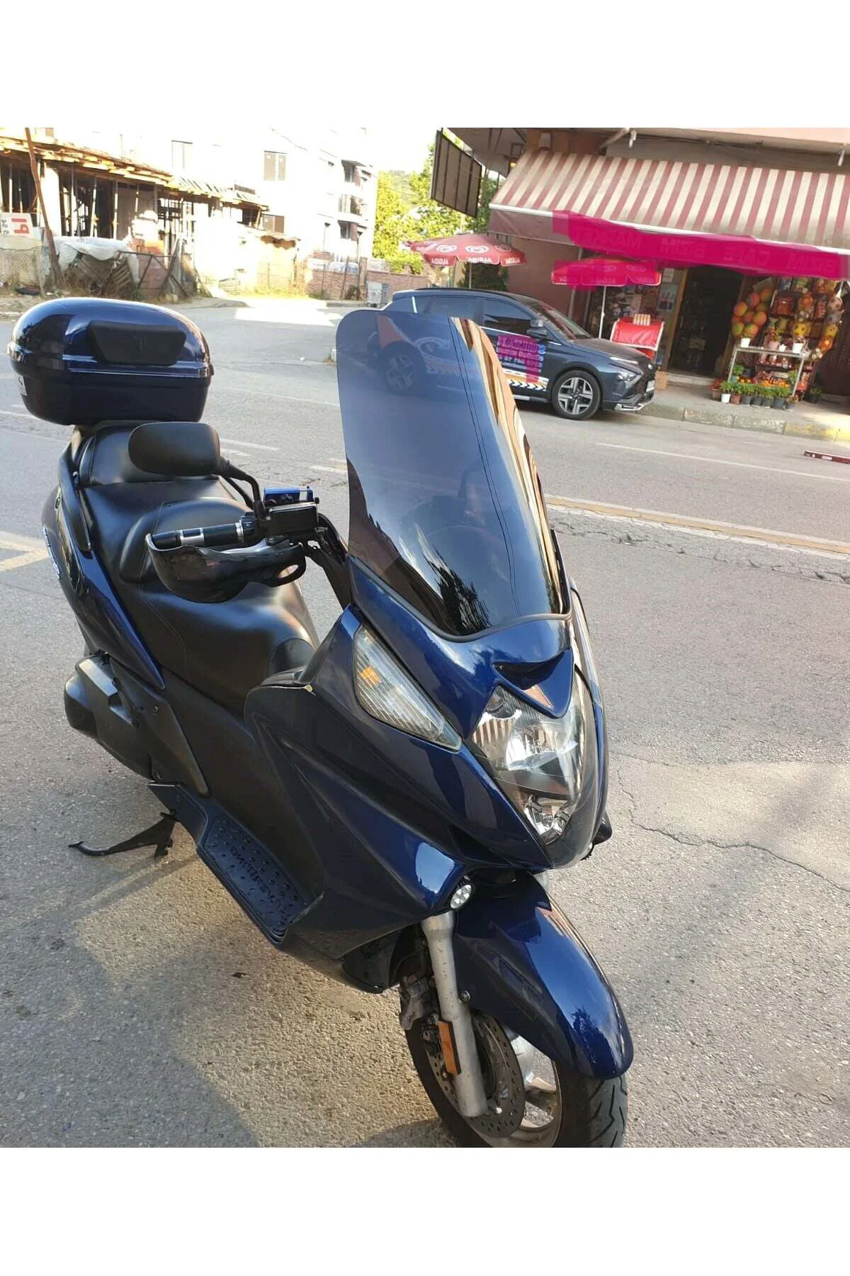 Honda Silverwing FJS 400 Ön Cam 2001-2012 Model 56cm Siyah Renkli