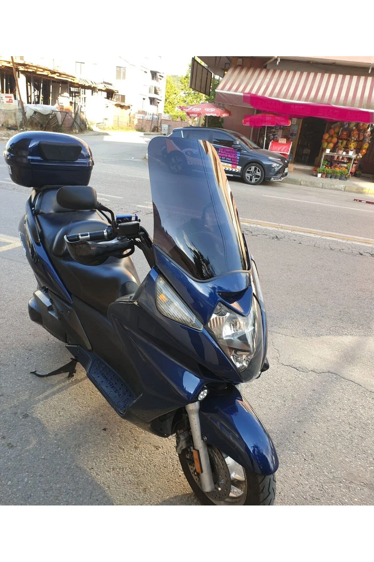 Honda Silverwing FJS 600 Ön Cam 2001-2012 Model 56cm Siyah Renkli