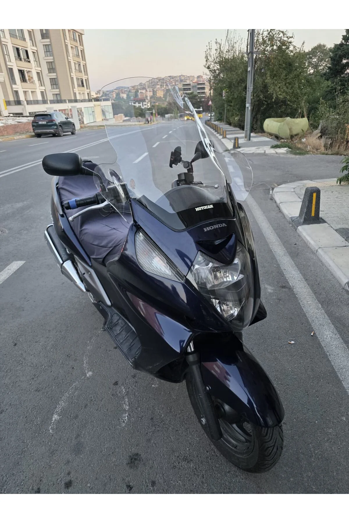 Honda Silverwing FJS 600 Ön Cam 2001-2012 Model 68cm Şeffaf Renkl
