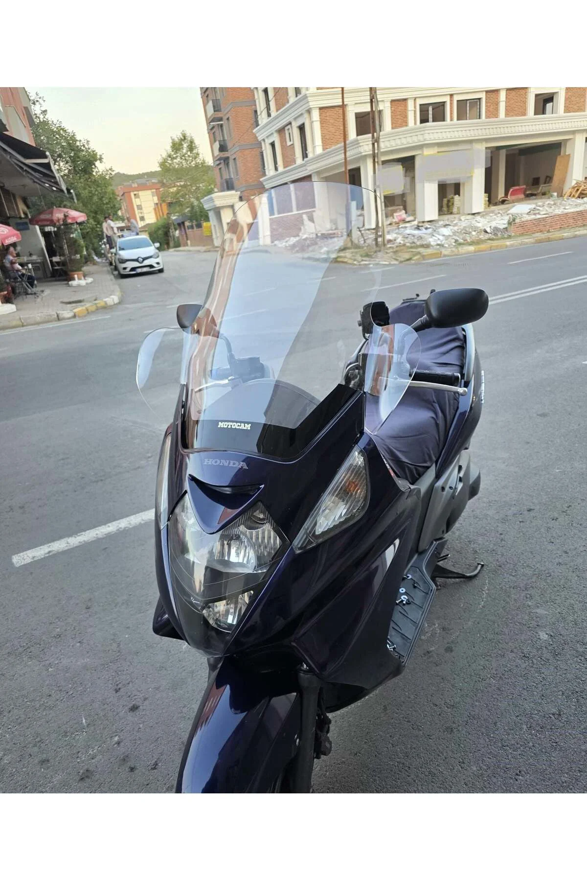 Honda Silverwing FJS 400 Ön Cam 2001-2012 Model 68cm Şeffaf Renkli 4mm ELCİKLİ