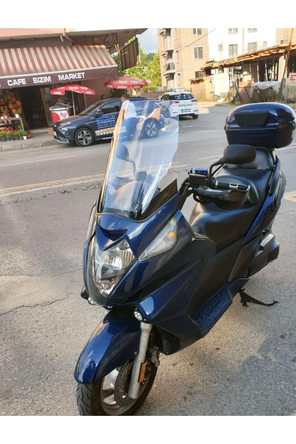 Honda Silverwing FJS 600 Ön Cam 2001-2012 Model 56cm Şeffaf Renkli 4mm