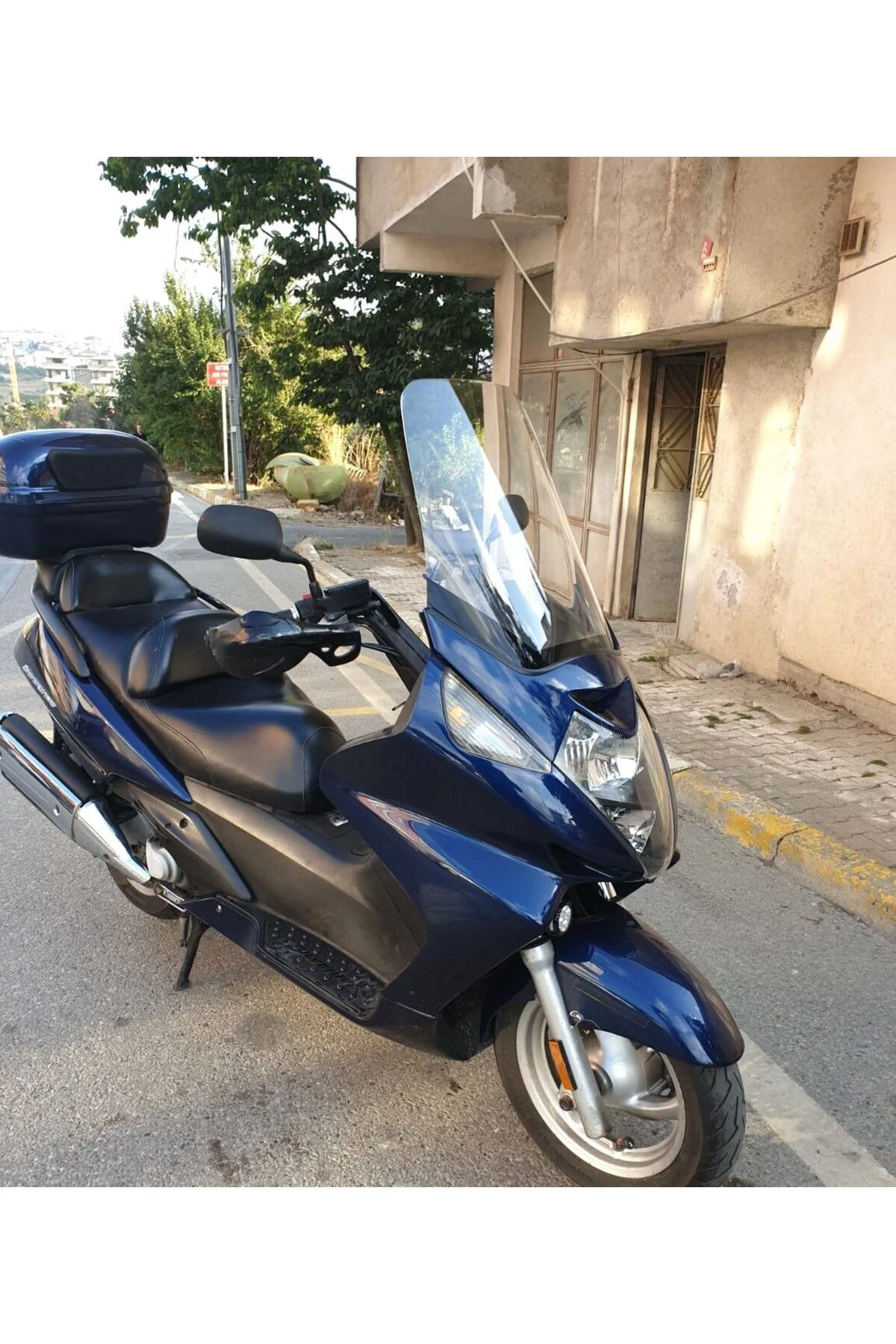 Honda Silverwing FJS 600 Ön Cam 2001-2012 Model 56cm Şeffaf Renkli 4mm