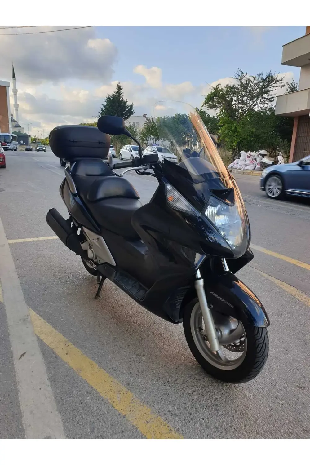 Honda Silverwing SWT 400 Ön Cam 2006 2009 Model 52cm Şeffaf Renkl