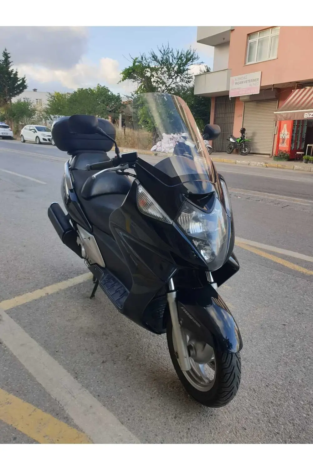 Honda Silverwing SWT 400 Ön Cam 2006 2009 Model 52cm Şeffaf Renkl