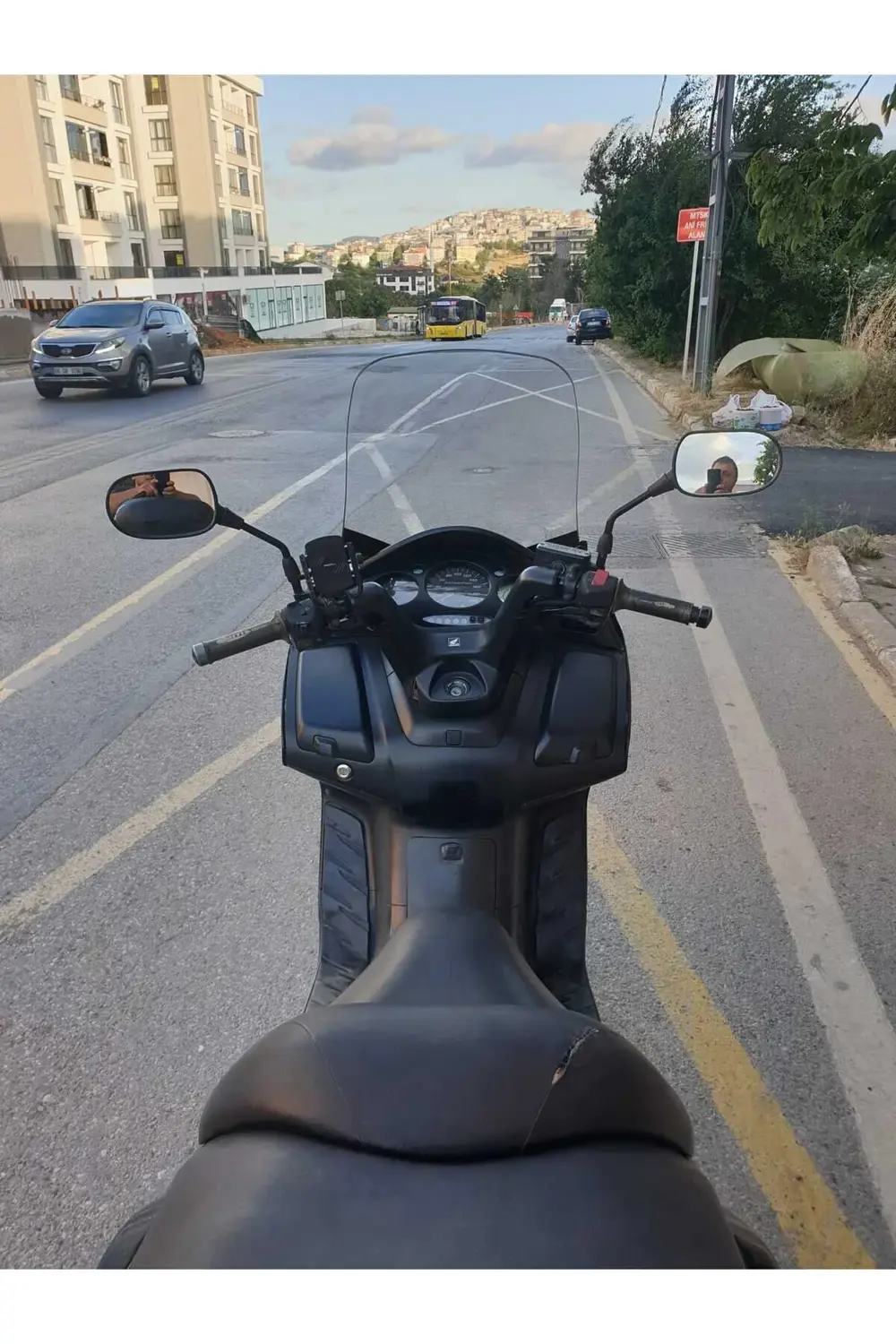 Honda Silverwing SWT 400 Ön Cam 2006 2009 Model 52cm Şeffaf Renkl