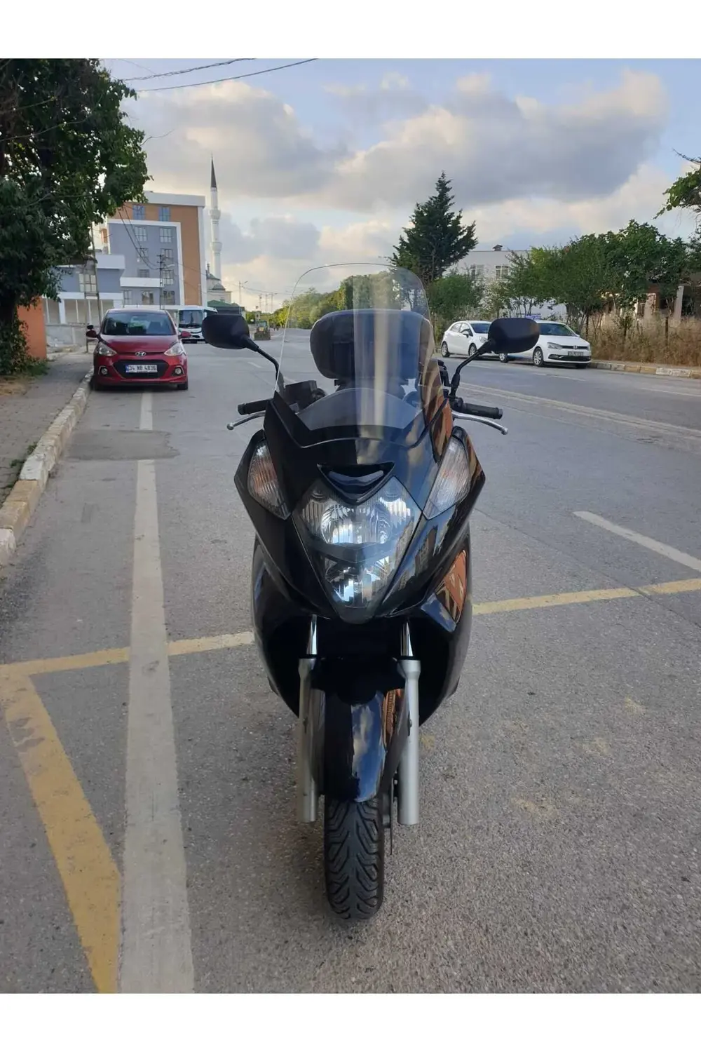 Honda Silverwing SWT 400 Ön Cam 2006 2009 Model 52cm Şeffaf Renkl