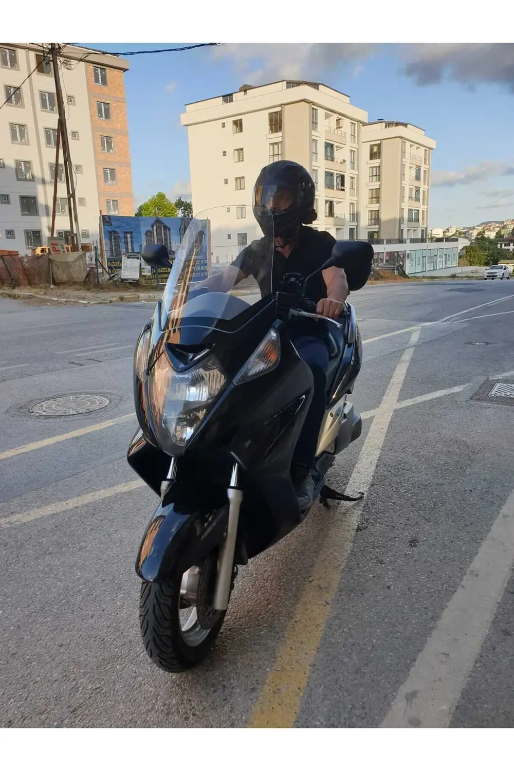 Honda Silverwing SWT 400 Ön Cam 2006 2009 Model 52cm Şeffaf Renkl