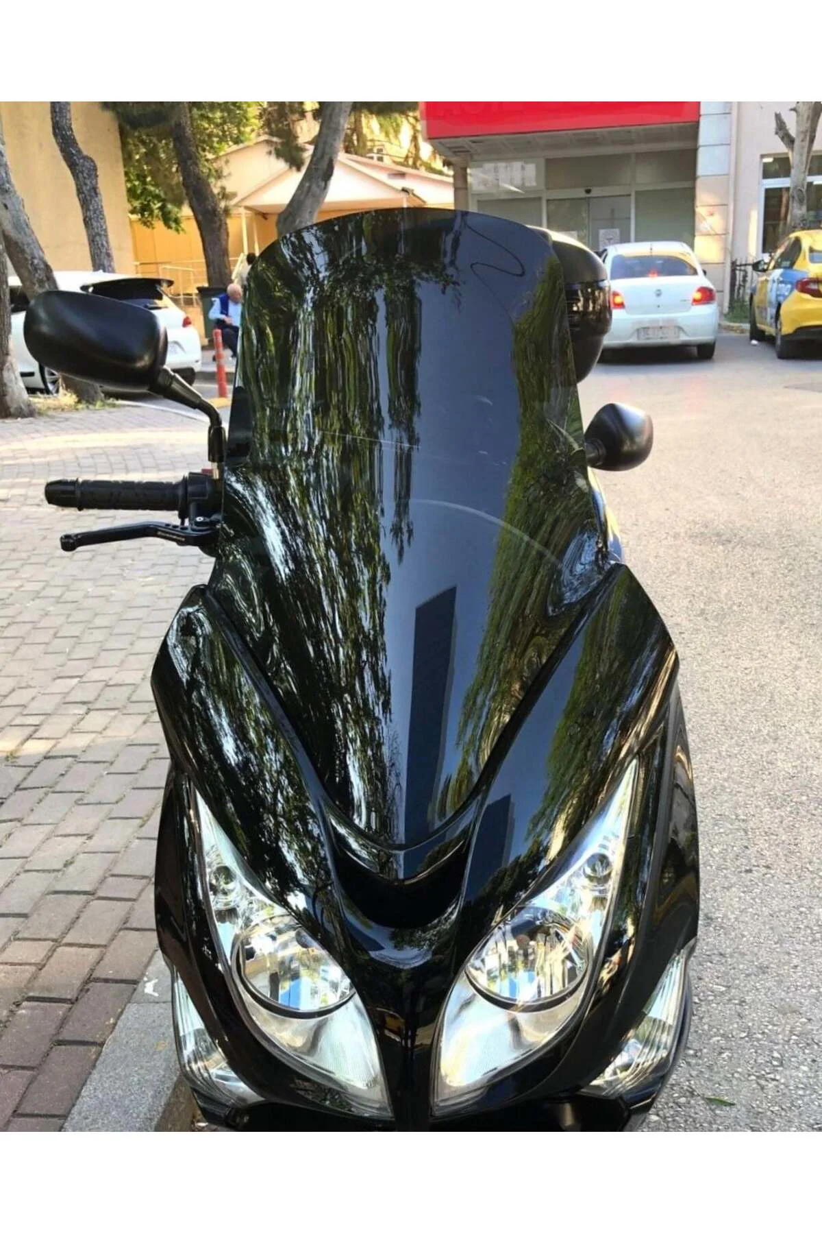 Honda Silverwing SWT 600 Ön Cam 2008-2013 Model 71cm Siyah Renkli