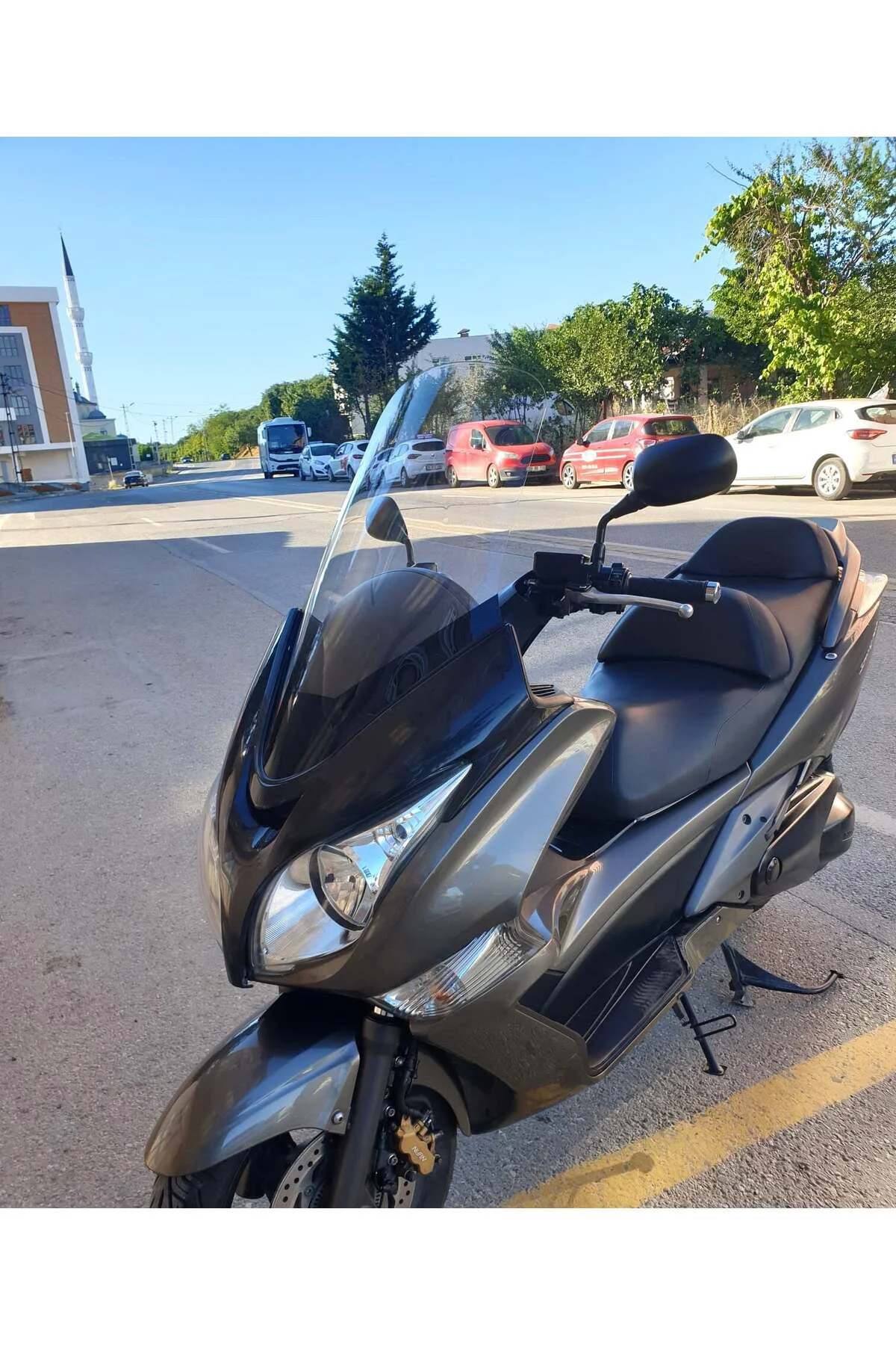 Honda Silverwing SWT 600 Ön Cam 2008-2013 Model 71cm Şeffaf Renkl