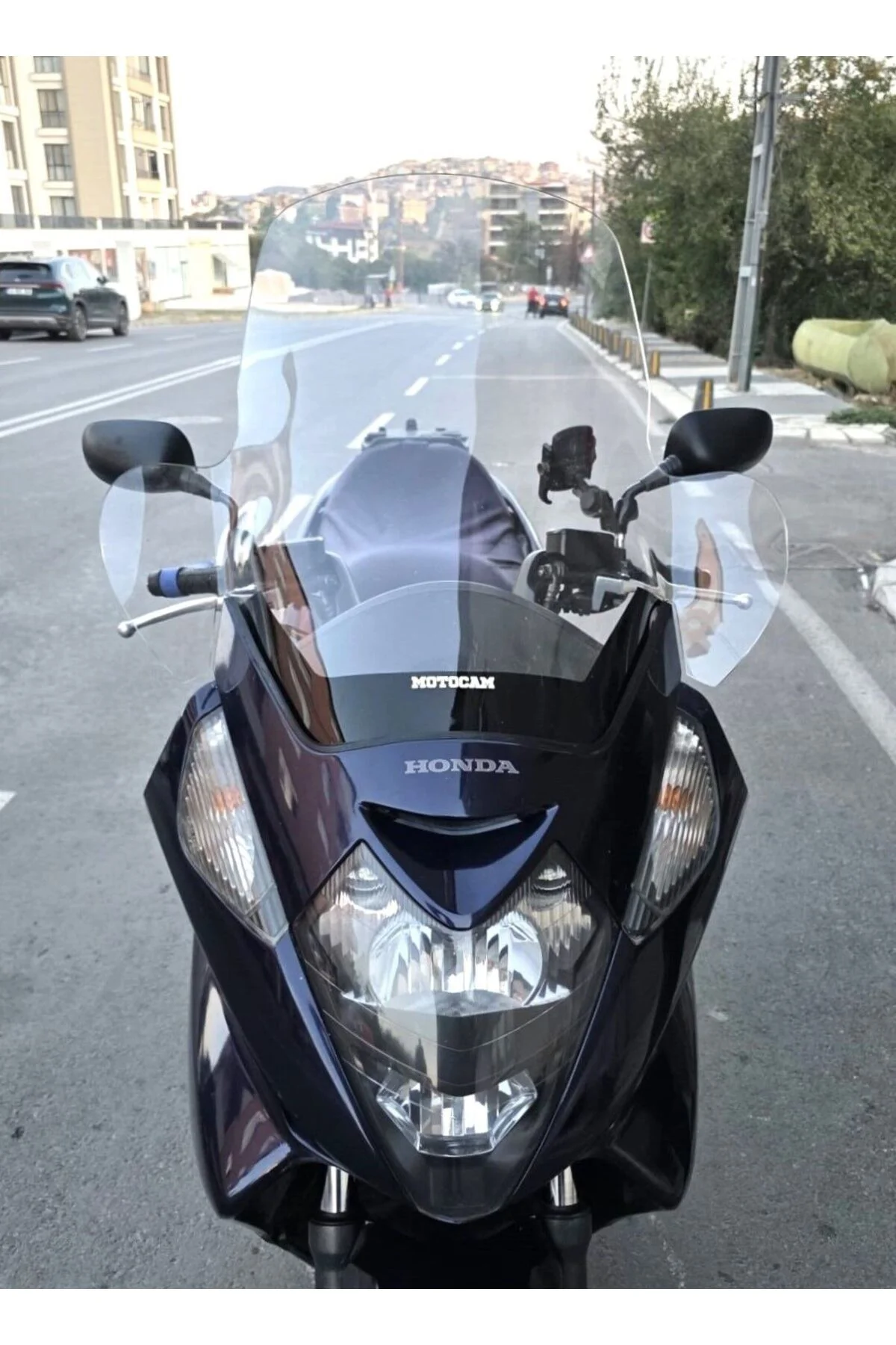 Honda Silverwing SWT 400 Ön Cam 2006-2009 Model 68cm Şeffaf Renkl