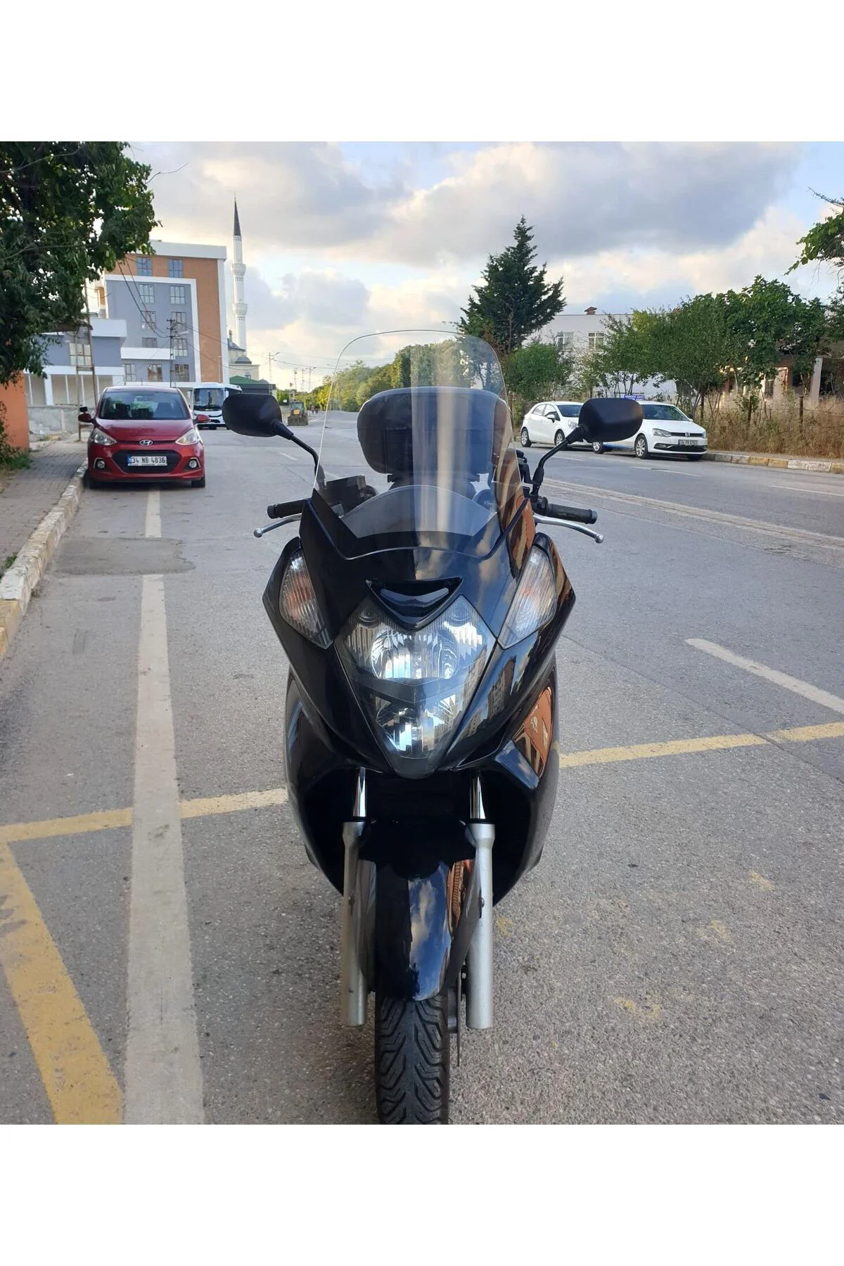 Honda Silverwing SWT 400 Ön Cam 2006-2009 Model 56cm Şeffaf Renkl