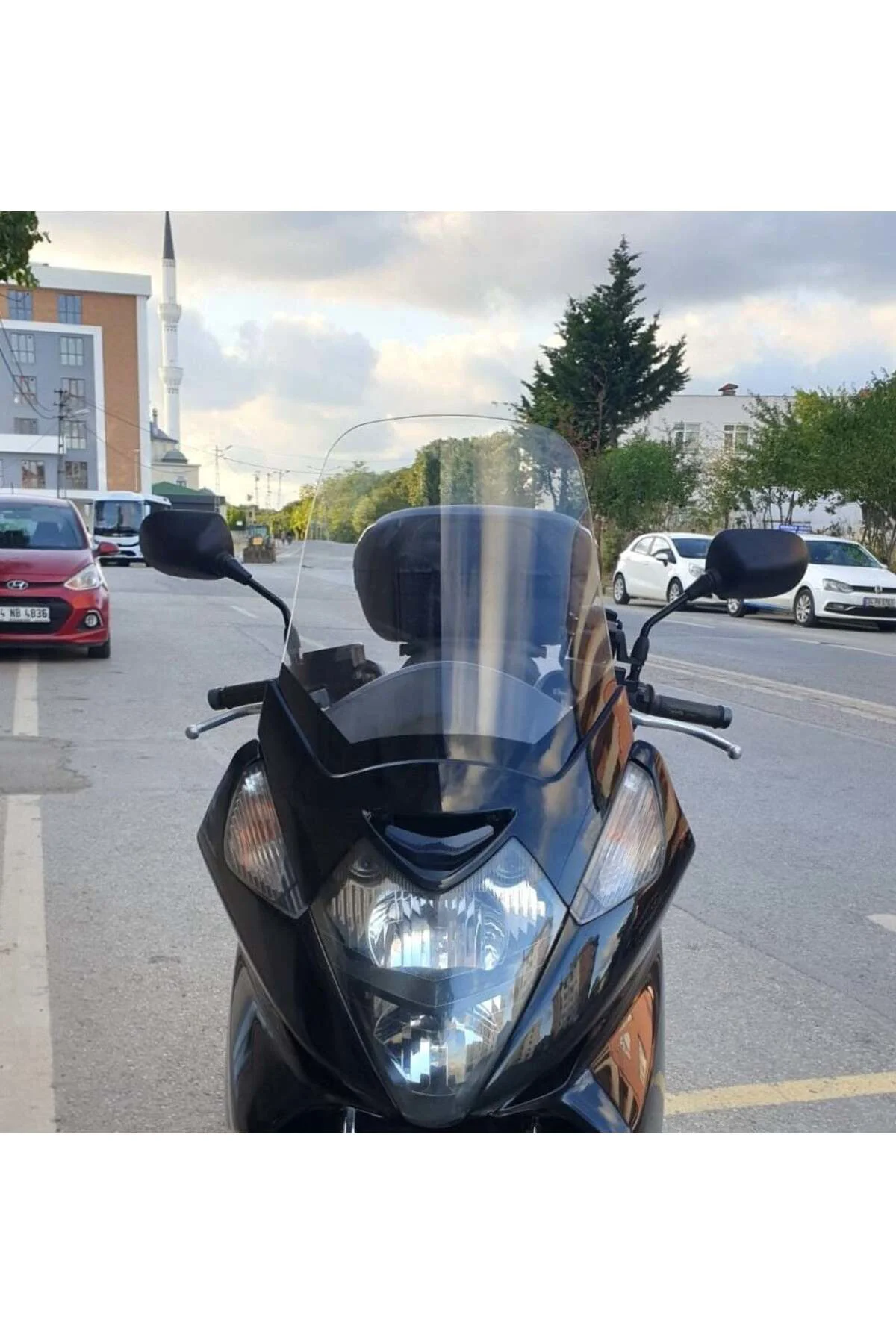 Honda Silverwing SWT 400 Ön Cam 2006-2009 Model 56cm Şeffaf Renkl