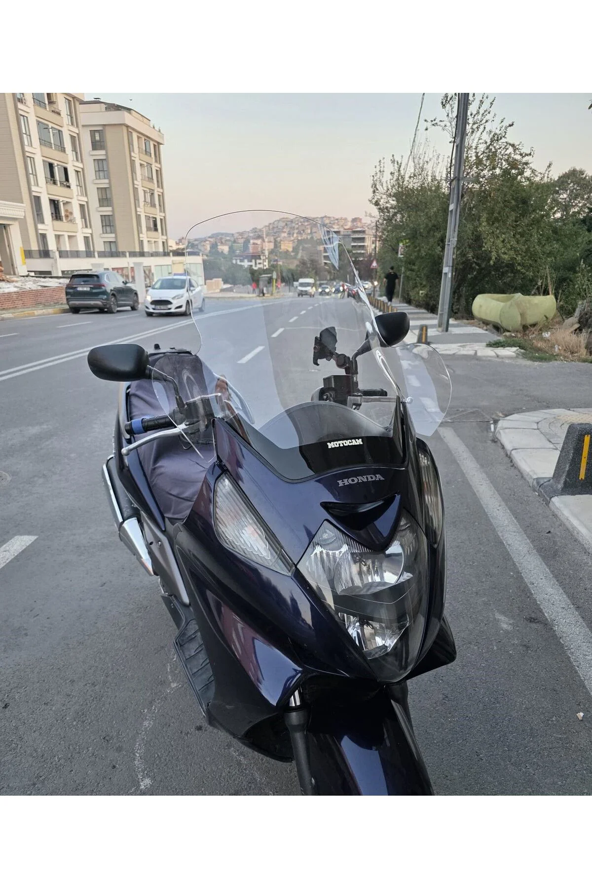 Honda Silverwing SWT 400 Ön Cam 2006-2009 Model 68cm Şeffaf Renkl